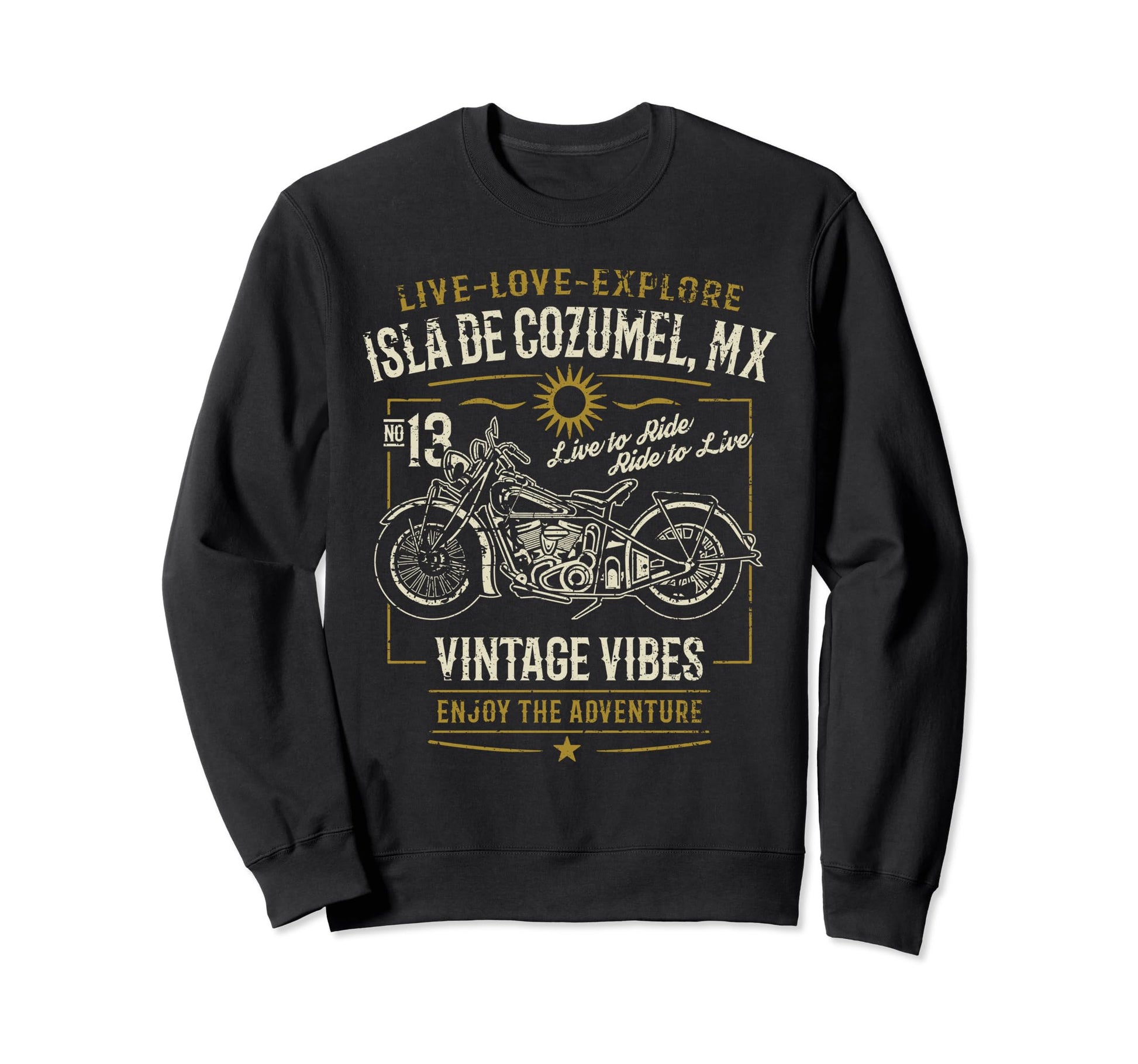 Isla De Cozumel Mx Mexico Sweatshirt - Custom Art Print for Adults - T-Shirt, Sweatshirt, Hoodie