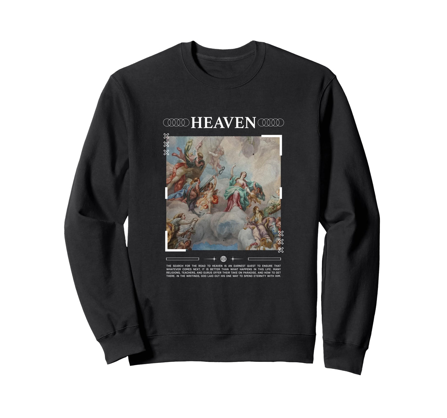 Road To Heaven Aesthetic Edgy Sweatshirt - Novelty Apparel Unisex - T-Shirt, Sweatshirt, Hoodie