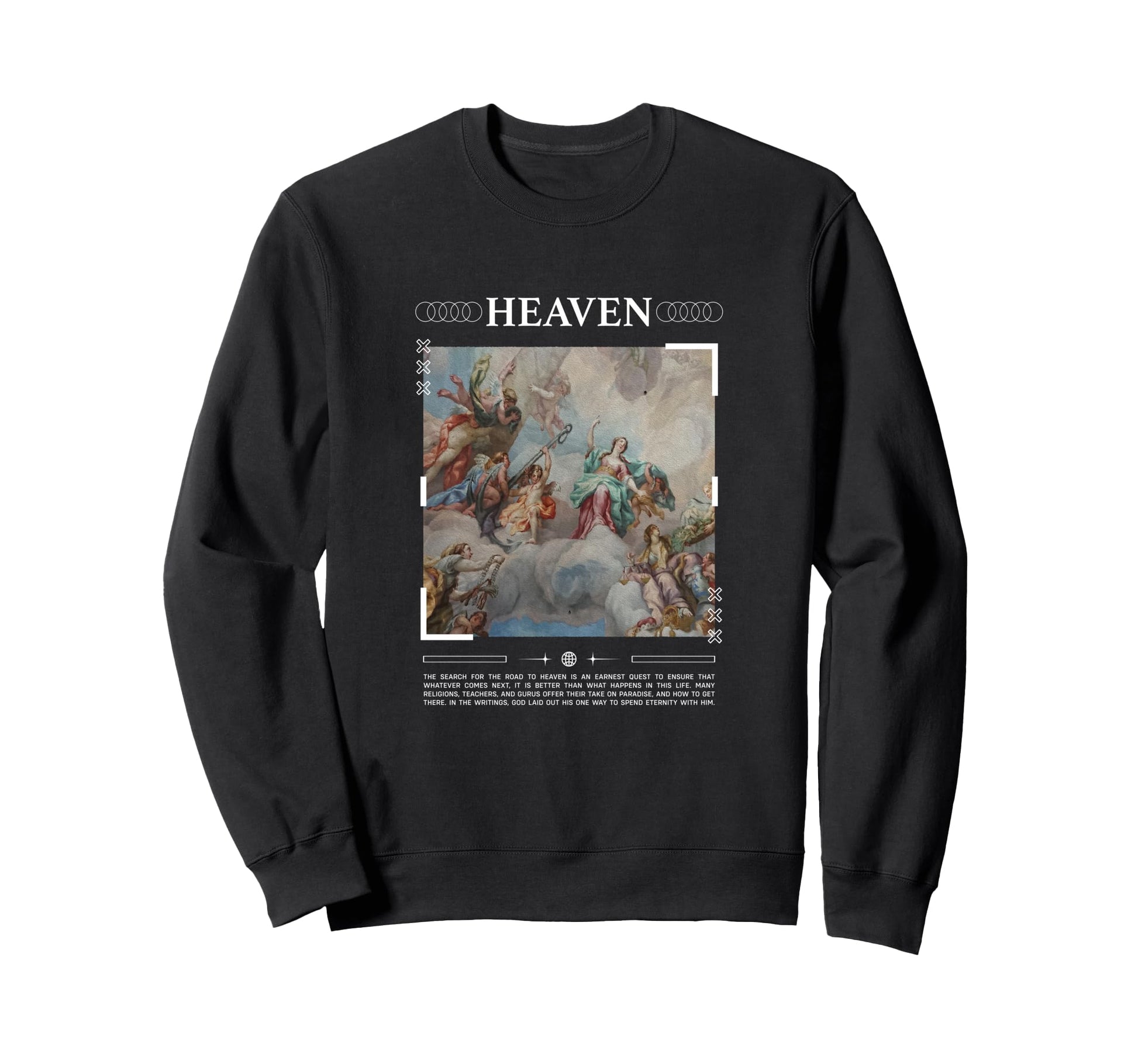 Road To Heaven Aesthetic Edgy Sweatshirt - Novelty Apparel Unisex - T-Shirt, Sweatshirt, Hoodie