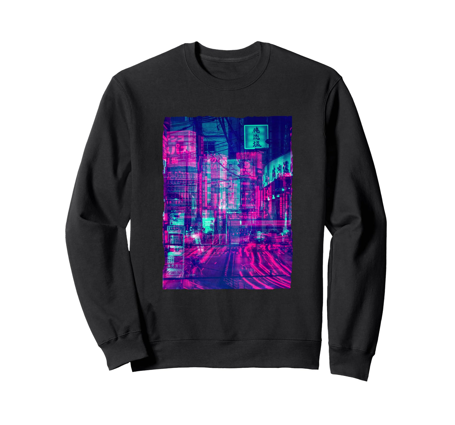Vaporwave Japanese Streetwear Sweatshirt - Novelty Apparel for Adults - T-Shirt, Sweatshirt, Hoodie
