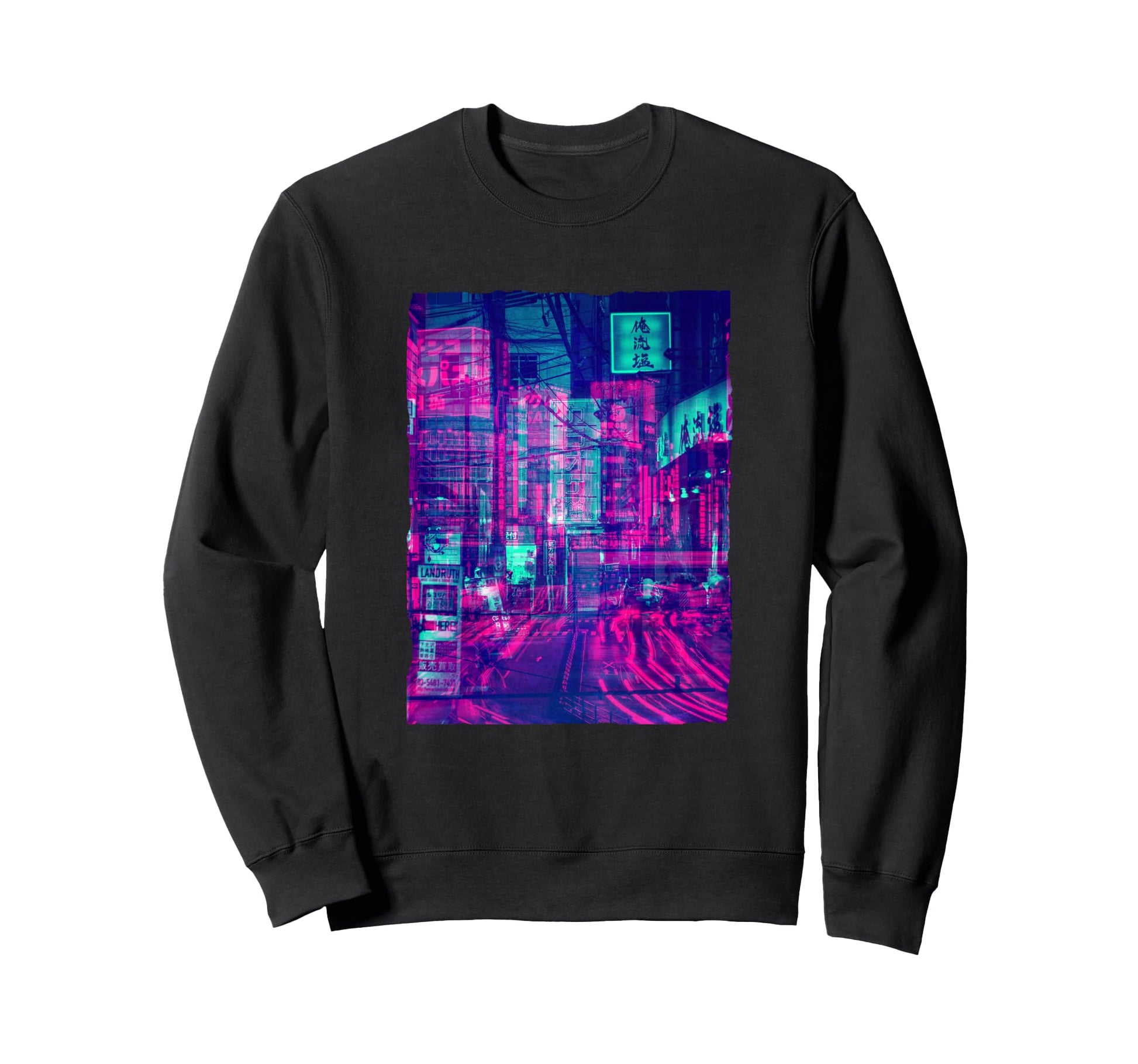 Vaporwave Japanese Streetwear Sweatshirt - Novelty Apparel for Adults - T-Shirt, Sweatshirt, Hoodie