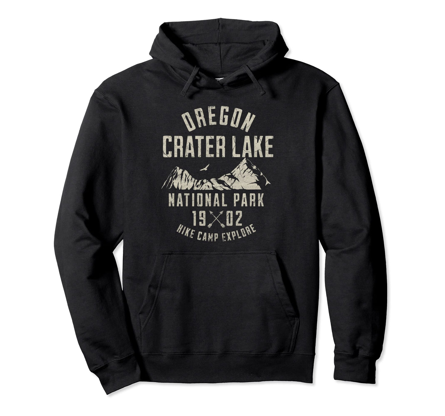 Crater Lake National Park Oregon Nature Hoodie - Minimalist Print Unisex - T-Shirt, Sweatshirt, Hoodie