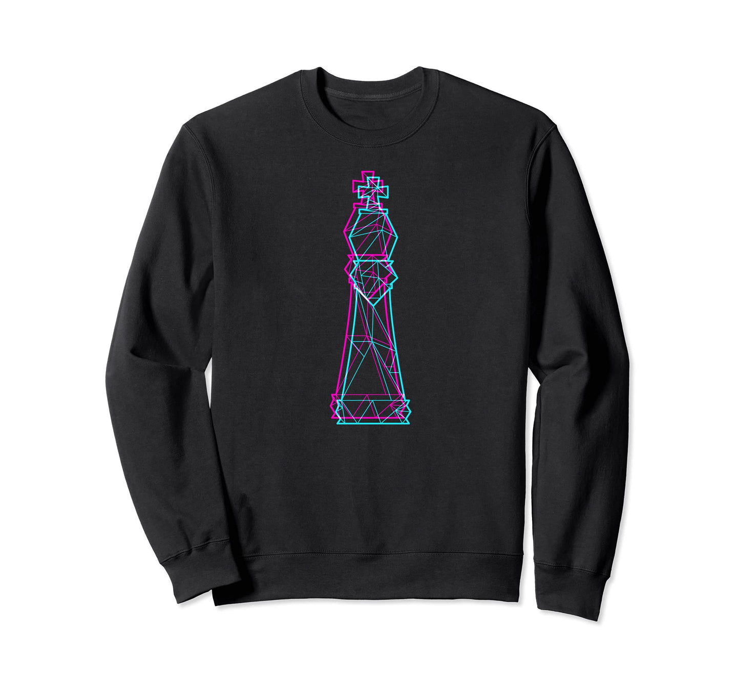 Polygon Chess Soft Electronic Sweatshirt - Graphic Print for Adults - T-Shirt, Sweatshirt, Hoodie