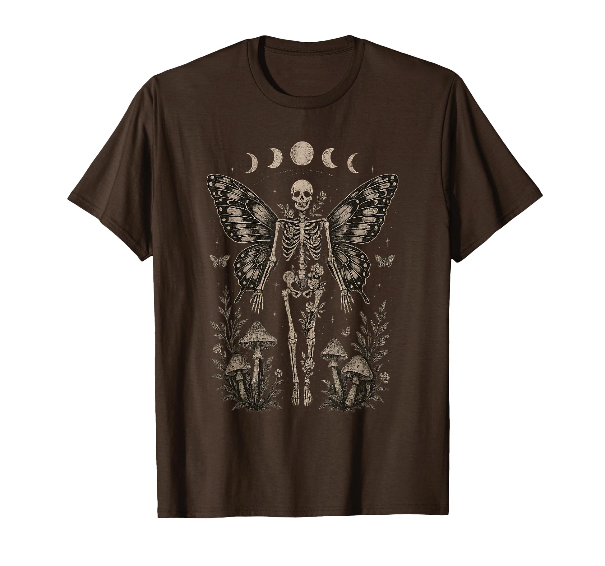Y2K Grunge Fairycore Skeleton Therian T-Shirt - Custom Art Print Men Women - T-Shirt, Sweatshirt, Hoodie