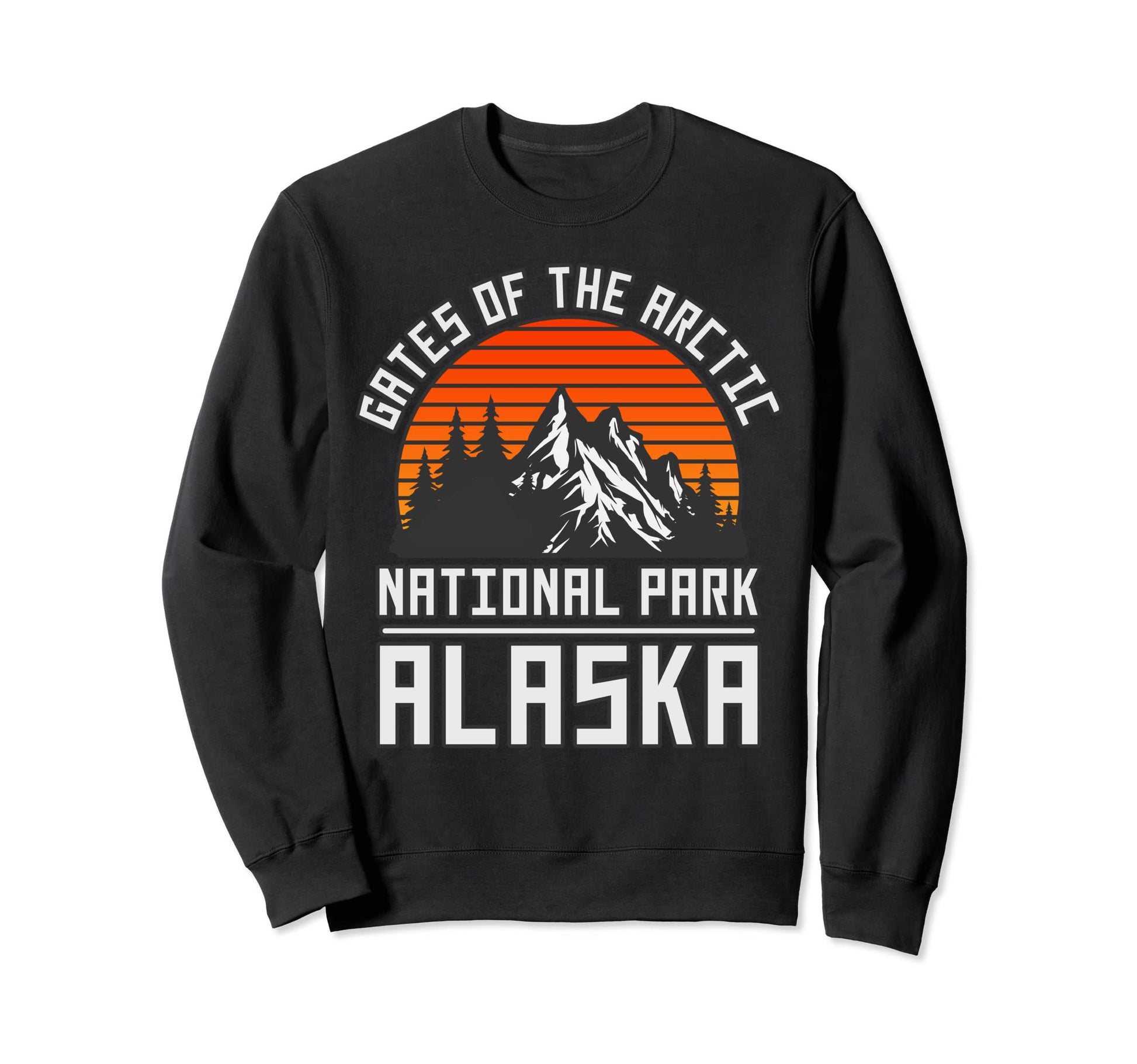 Gates Arctic National Park Alaska Sweatshirt - Graphic Print for Adults - T-Shirt, Sweatshirt, Hoodie