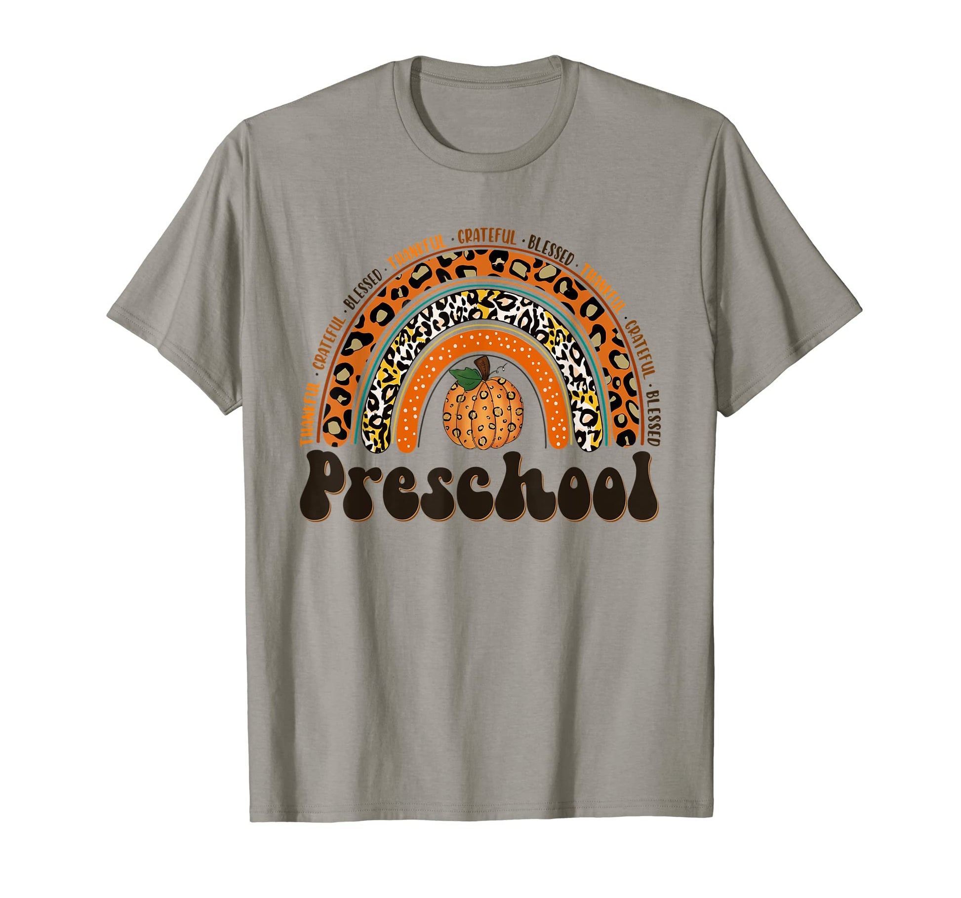 Preschool Happy Fall Thanksgiving T-Shirt - Custom Art Print for Adults - T-Shirt, Sweatshirt, Hoodie