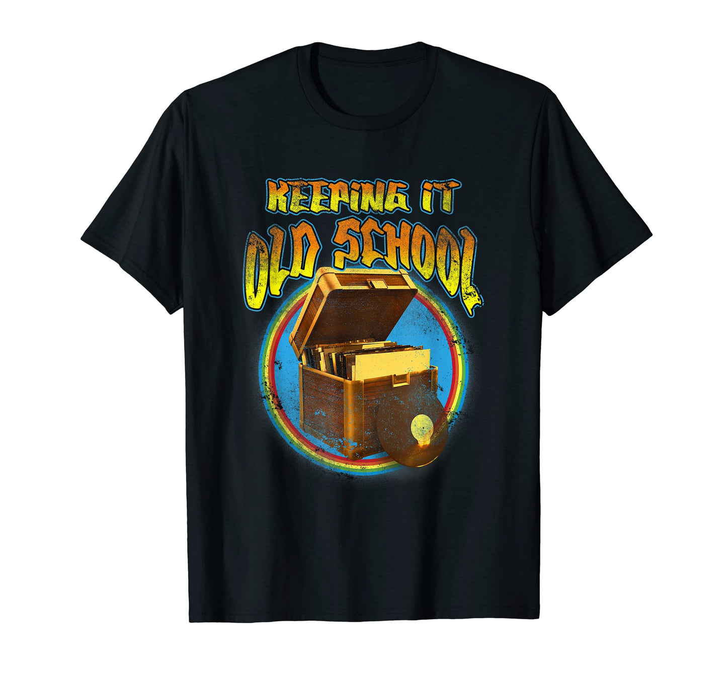 Vinyl Hip Hop Rock Music Old School T-Shirt - Novelty Apparel Unisex - T-Shirt, Sweatshirt, Hoodie