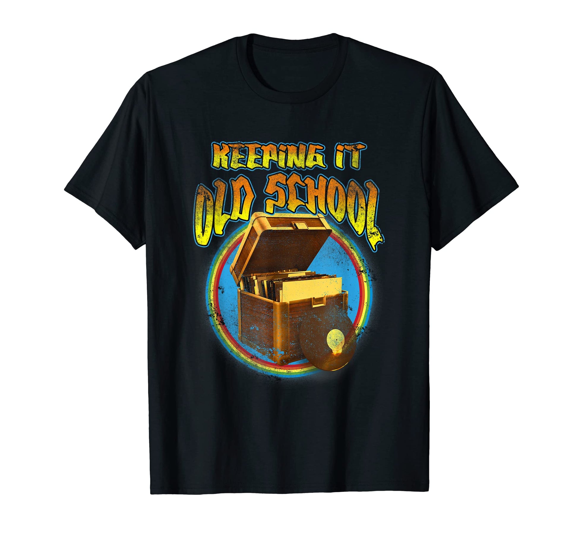 Vinyl Hip Hop Rock Music Old School T-Shirt - Novelty Apparel Unisex - T-Shirt, Sweatshirt, Hoodie