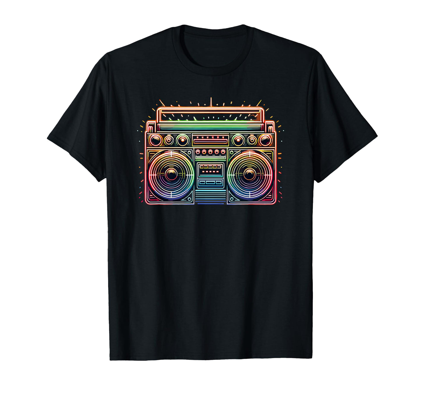 Boombox Old School 80S Music Hip T-Shirt - Casual Everyday Wear Men Women - T-Shirt, Sweatshirt, Hoodie