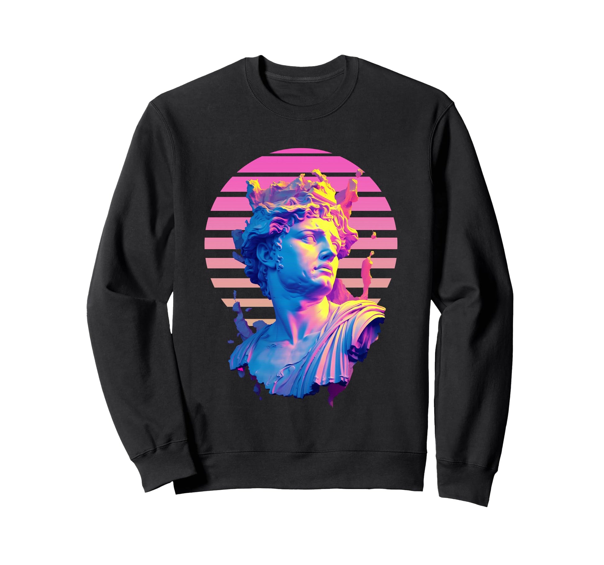 Prometheus Vaporwave Aesthetic Sweatshirt - Custom Art Print for Adults - T-Shirt, Sweatshirt, Hoodie