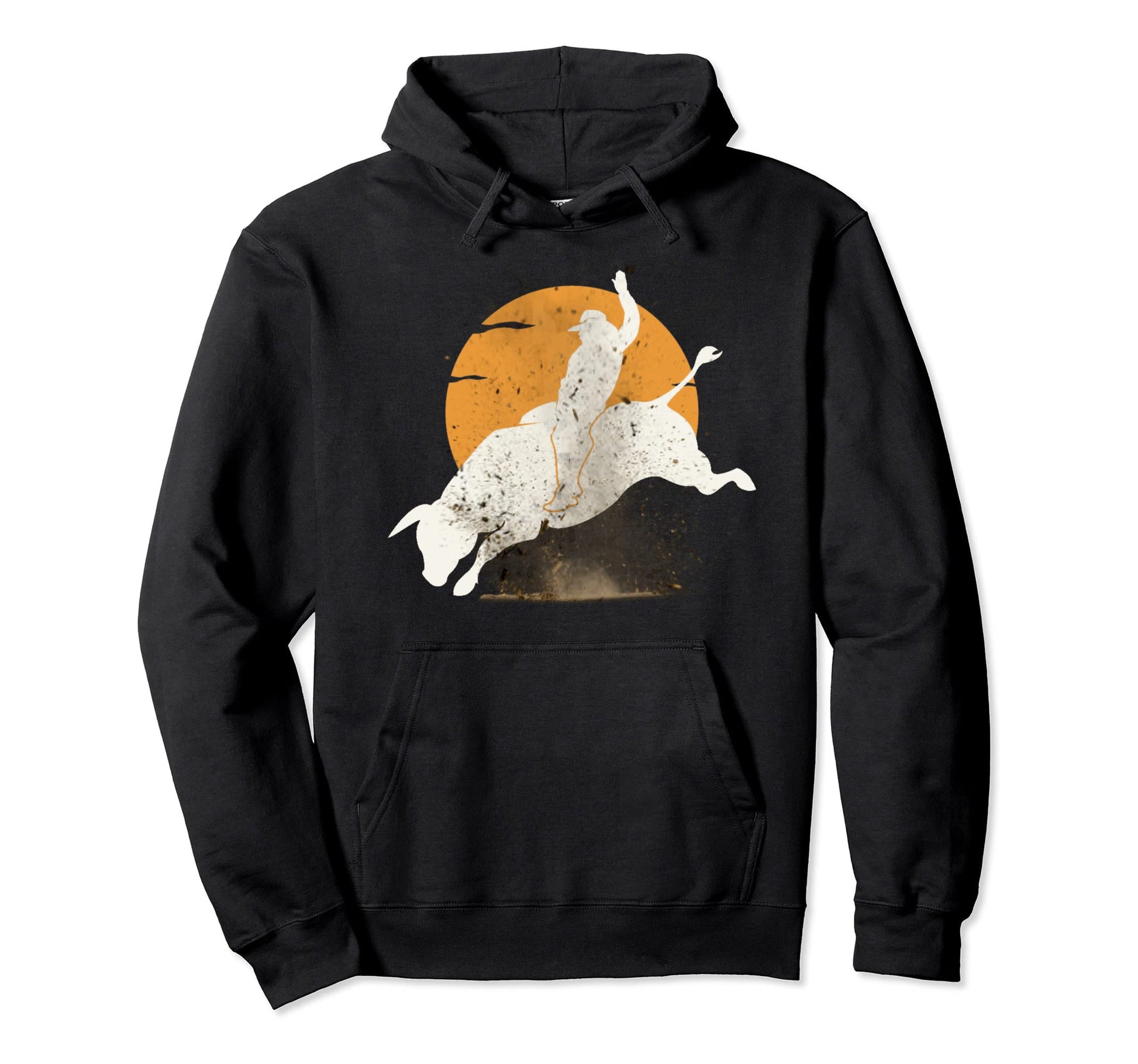 Bull Rider Gift Rodeo Cowboy Bull Riding Hoodie - Unique Graphic Unisex - T-Shirt, Sweatshirt, Hoodie