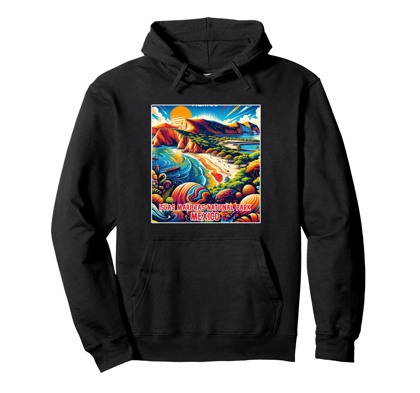 Islas Marietas National Park Mexico Hoodie - Fun Novelty Design Unisex - T-Shirt, Sweatshirt, Hoodie