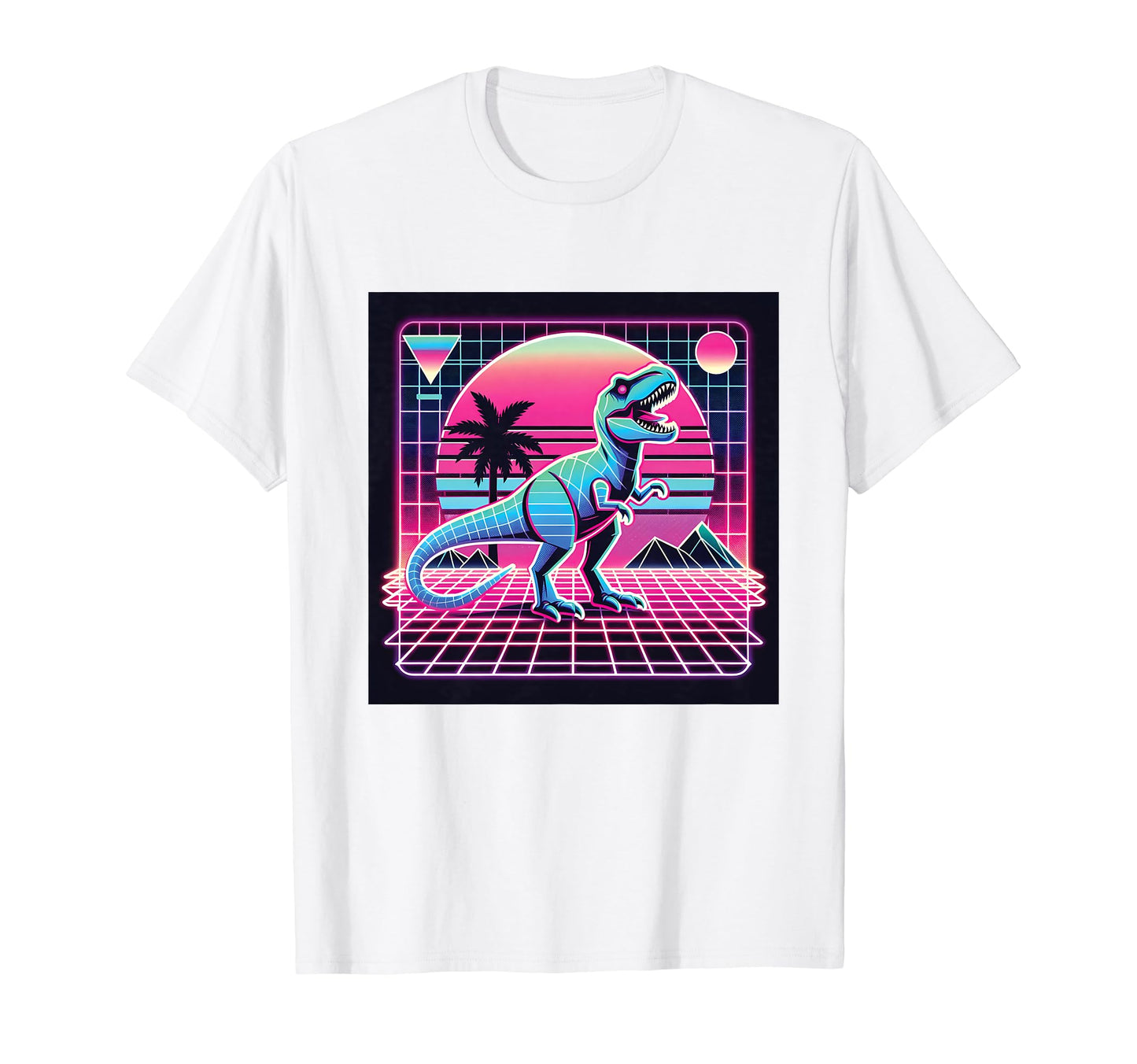 Retrowave Synthwave Aesthetic T-Shirt - Casual Everyday Wear Unisex - T-Shirt, Sweatshirt, Hoodie