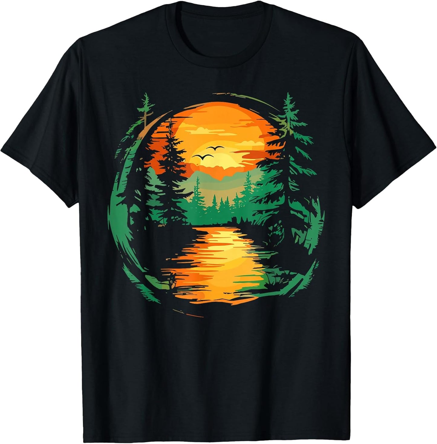 Nature Landscape Trees - Adult & Kids T-Shirts, Sweatshirts & Hoodies apparel design preview 1
