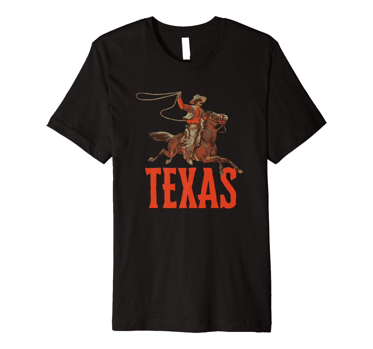 Texas Roping Cowboy T-Shirt - Fun Novelty Design for Adults - T-Shirt, Sweatshirt, Hoodie