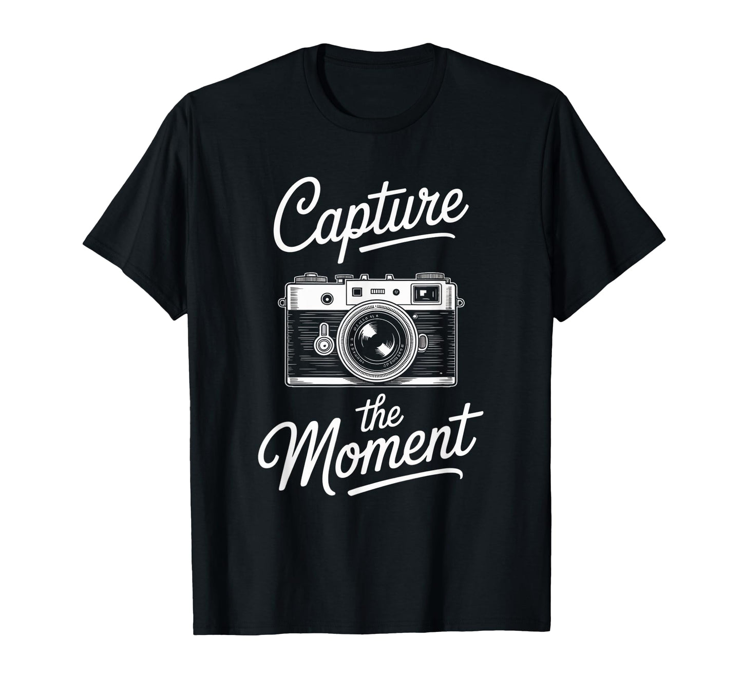 Capture Moment Camera Photography Art T-Shirt - Graphic Print Men Women - T-Shirt, Sweatshirt, Hoodie