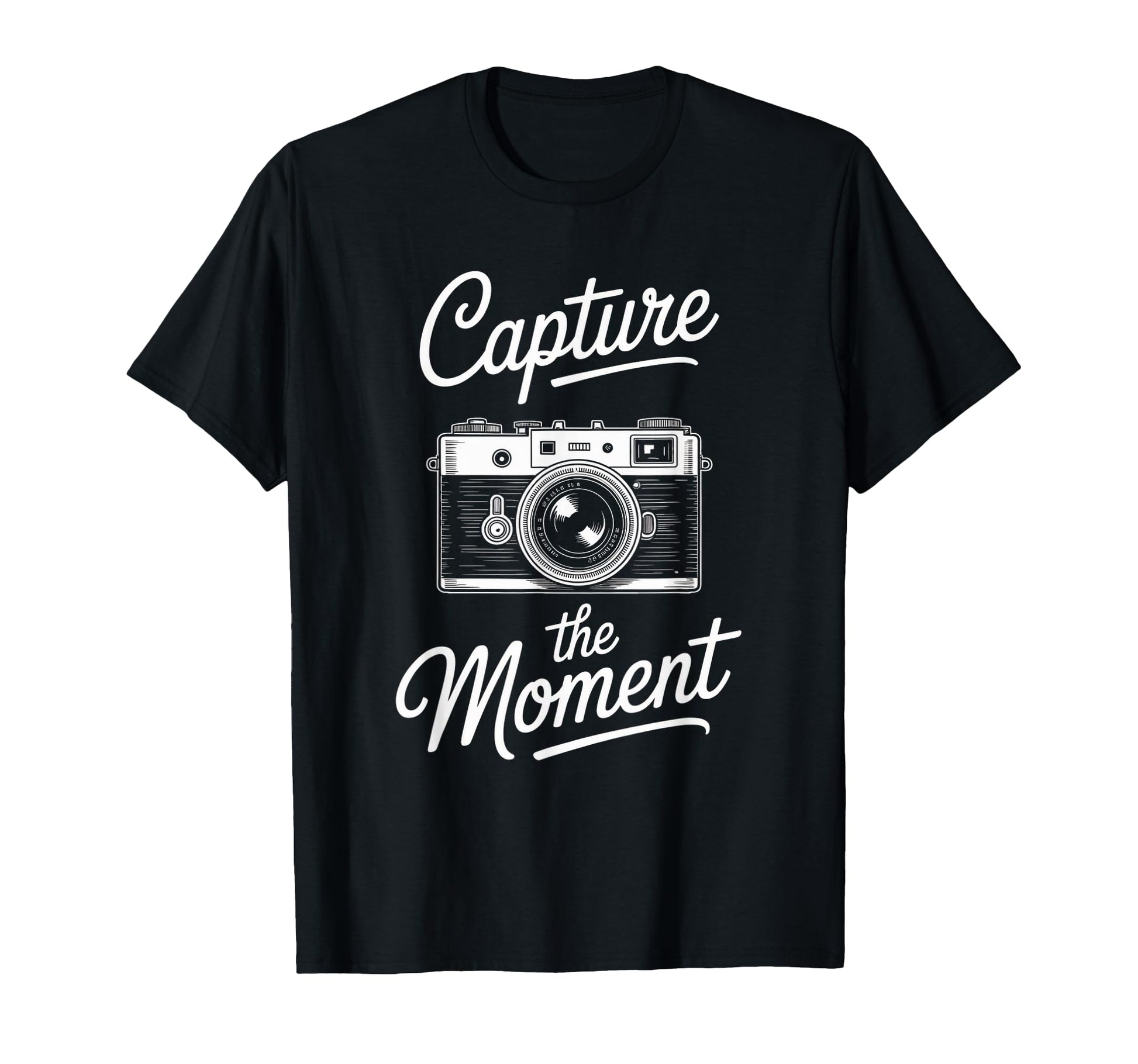 Capture Moment Camera Photography Art T-Shirt - Graphic Print Men Women - T-Shirt, Sweatshirt, Hoodie