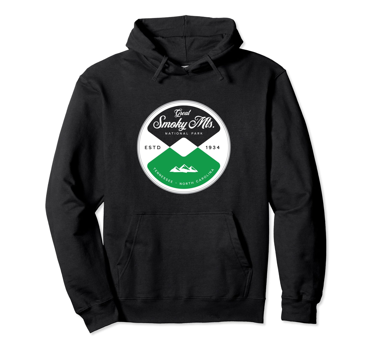 Great Smoky Mountains National Park Circle Hoodie - Streetwear Style Unisex - T-Shirt, Sweatshirt, Hoodie