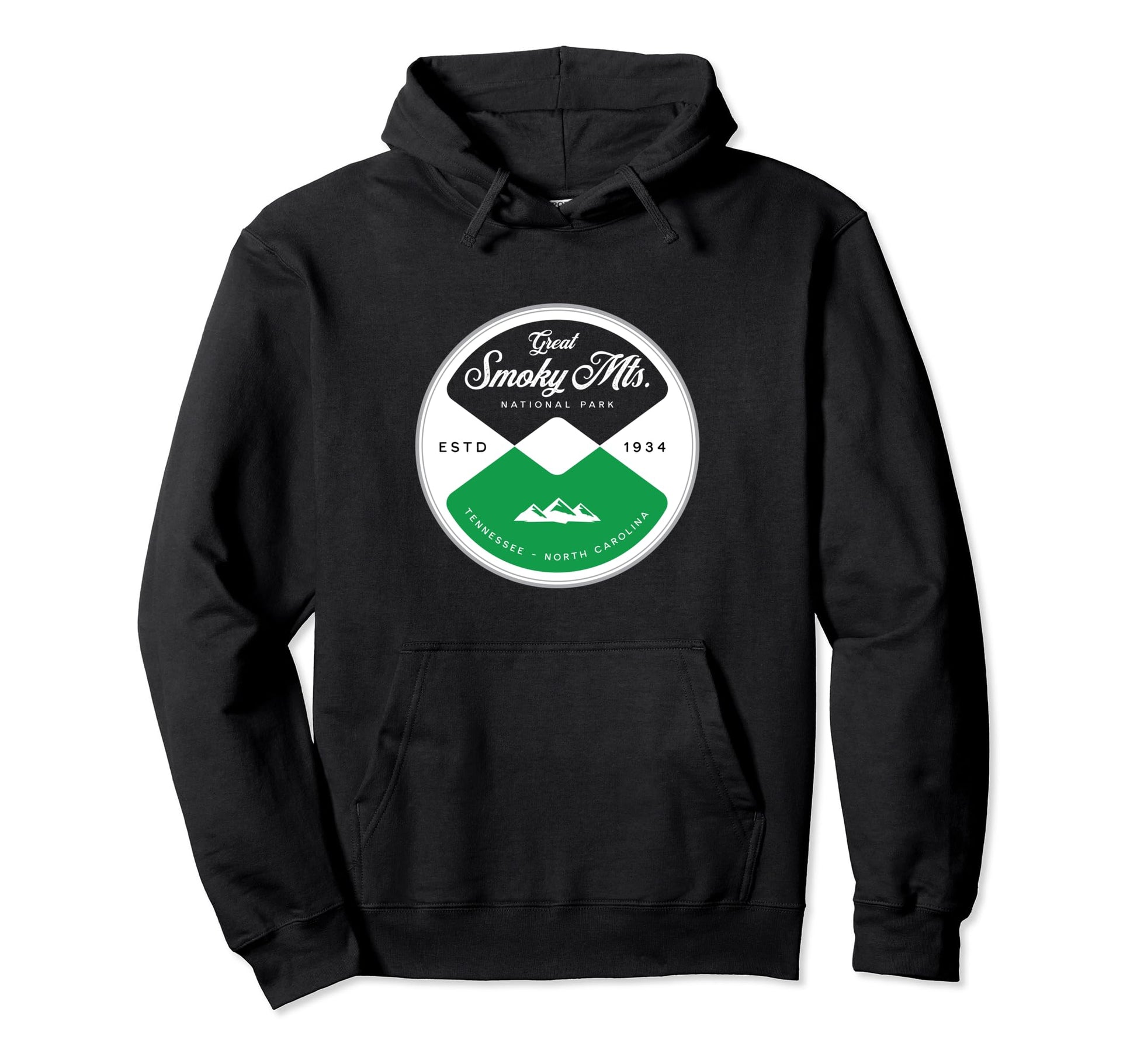 Great Smoky Mountains National Park Circle Hoodie - Streetwear Style Unisex - T-Shirt, Sweatshirt, Hoodie