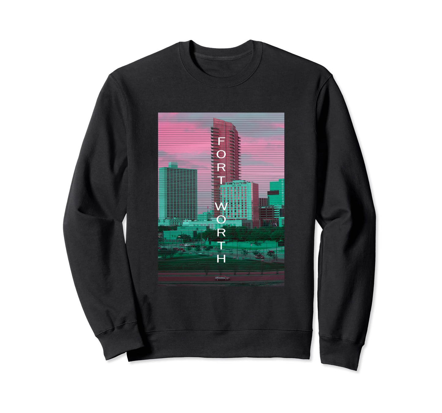 Texas Vaporwave Aesthetic Souvenir Tx Sweatshirt - Minimalist Print Unisex - T-Shirt, Sweatshirt, Hoodie