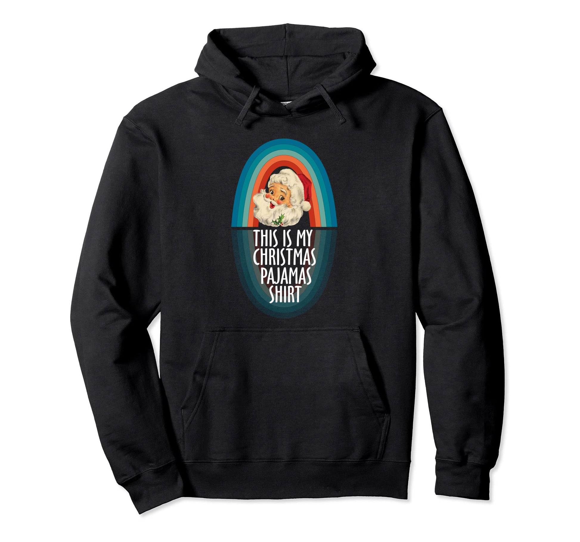 This Is My Pajama Pjs Groovy Rainbow Hoodie - Custom Art Print for Adults - T-Shirt, Sweatshirt, Hoodie