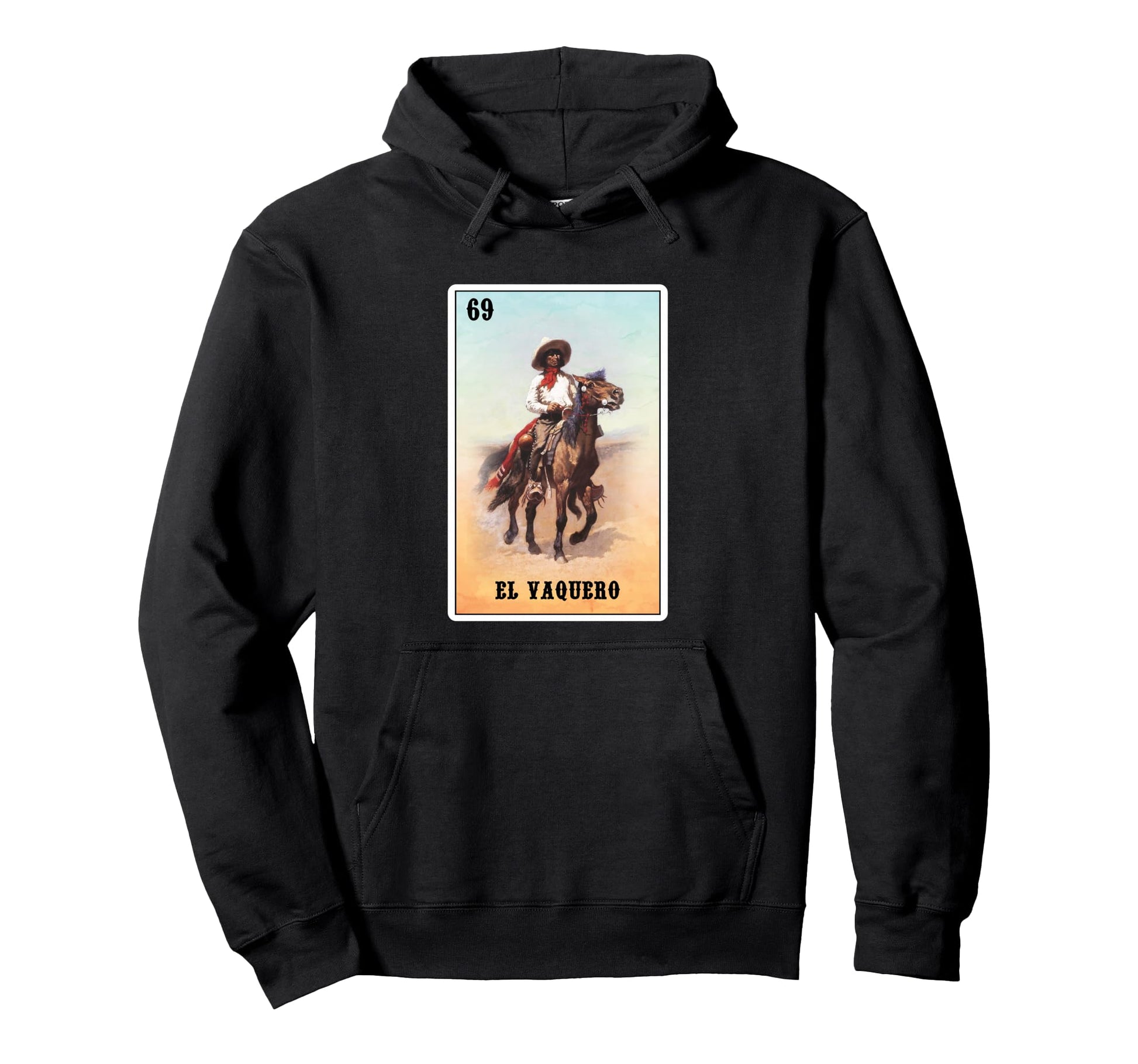 Mexican El Vaquero Mexico Rodeo Cowboy Hoodie - Aesthetic Graphic Men Women - T-Shirt, Sweatshirt, Hoodie