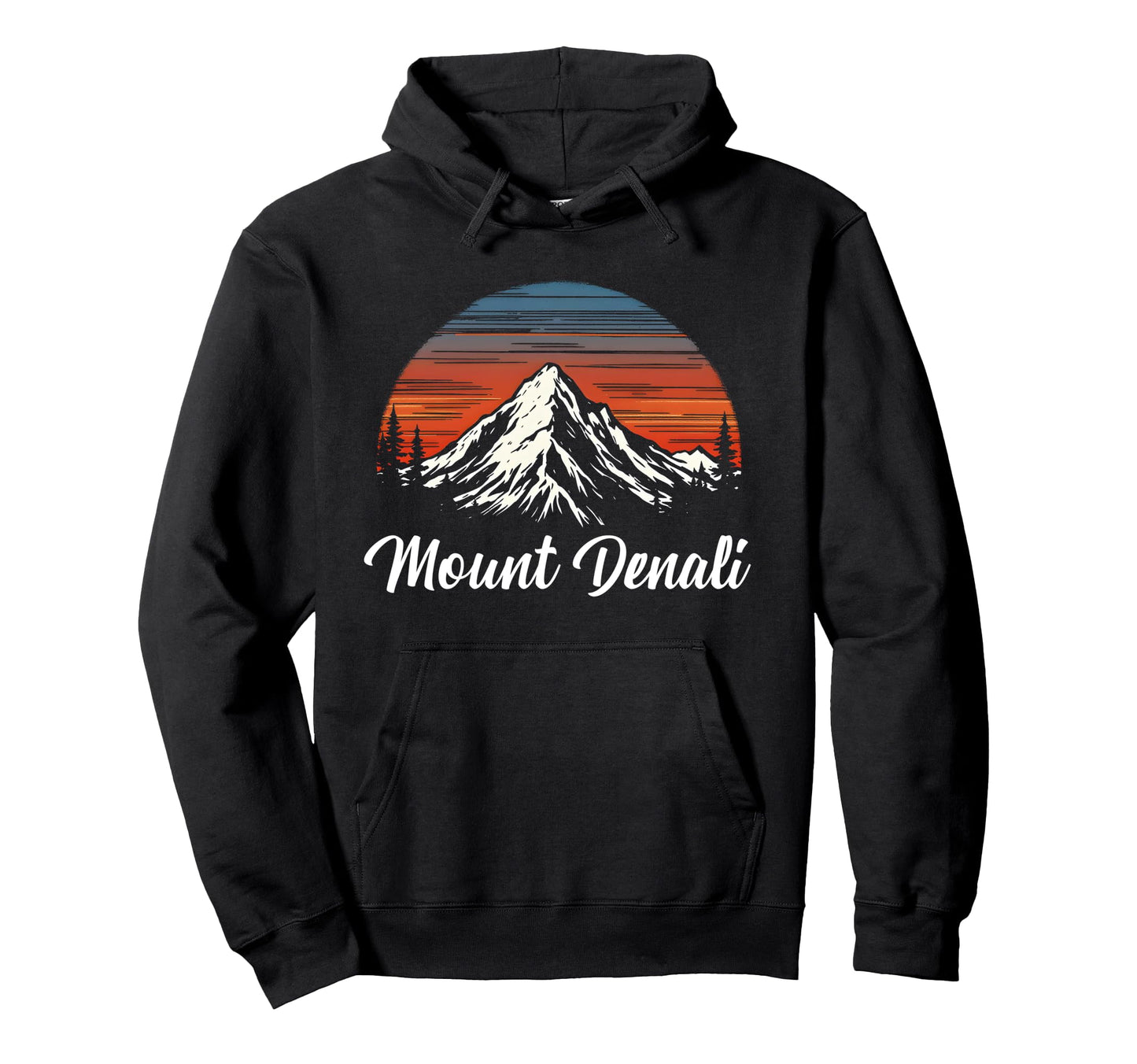 Mount Denali I Alaska Outfit I National Hoodie - Graphic Print for Adults - T-Shirt, Sweatshirt, Hoodie