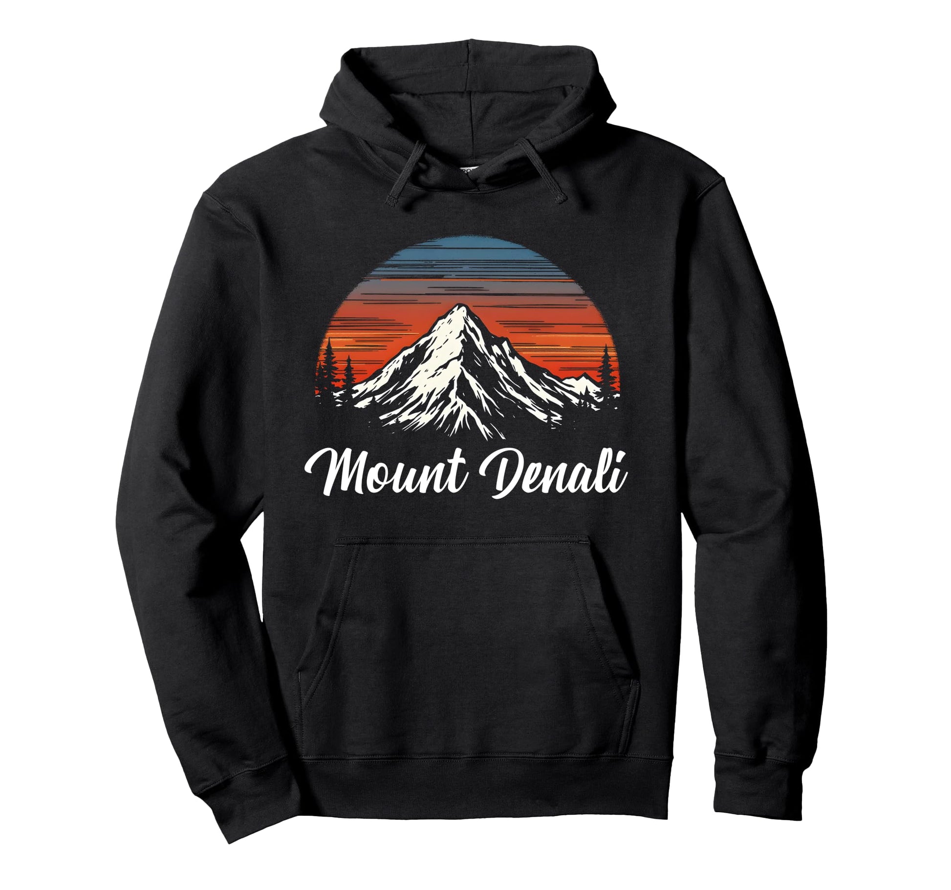 Mount Denali I Alaska Outfit I National Hoodie - Graphic Print for Adults - T-Shirt, Sweatshirt, Hoodie