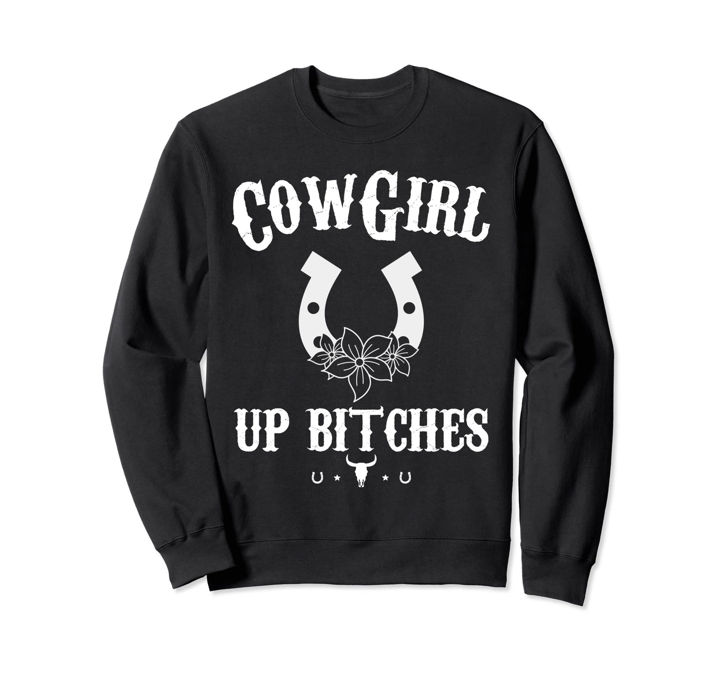 Western Cowgirl Yeehaw Hippie Boho Sweatshirt - Unique Graphic Men Women - T-Shirt, Sweatshirt, Hoodie