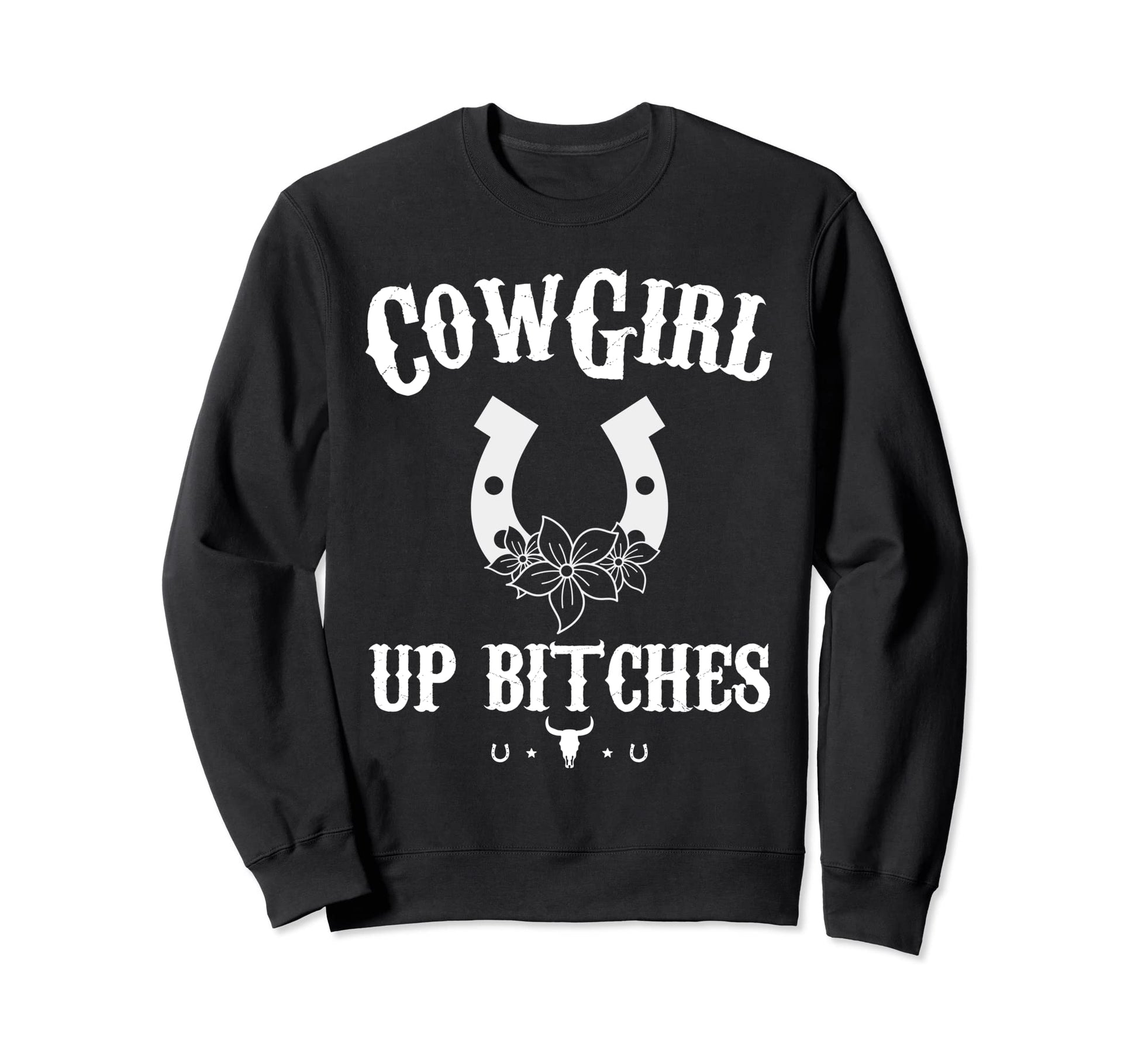 Western Cowgirl Yeehaw Hippie Boho Sweatshirt - Unique Graphic Men Women - T-Shirt, Sweatshirt, Hoodie