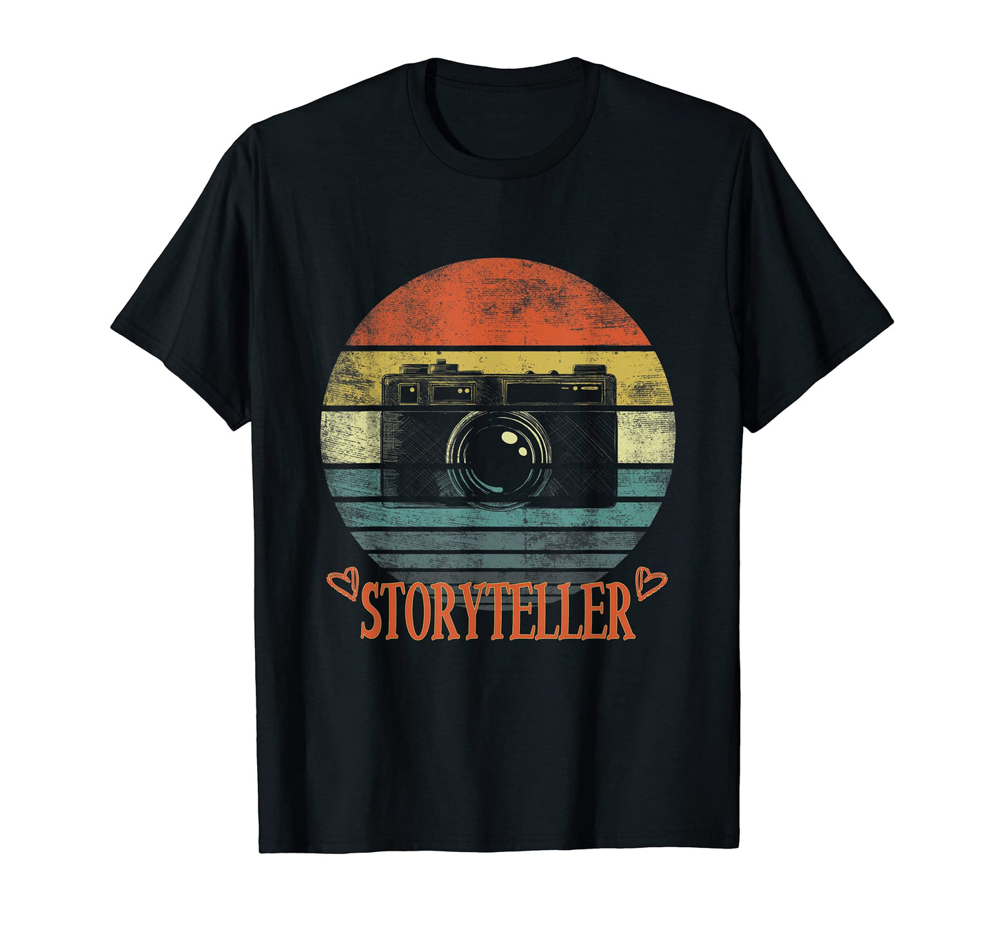 Camera Storyteller Photography T-Shirt - Fun Novelty Design for Adults - T-Shirt, Sweatshirt, Hoodie