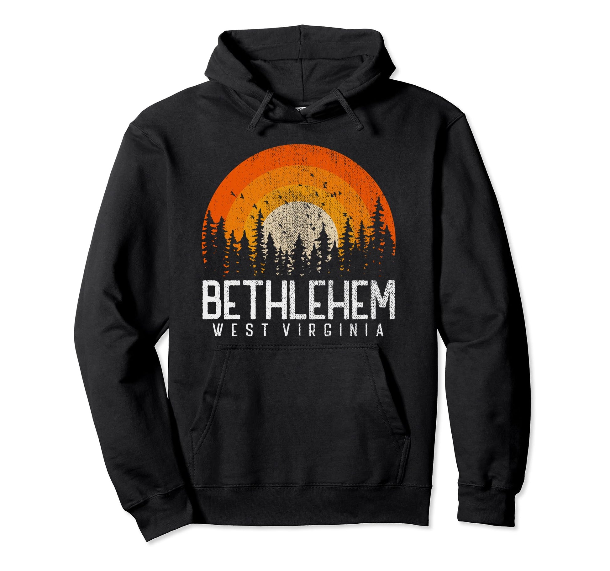 Bethlehem Wv West Virginia 70S 80S 90S Hoodie - Unique Graphic Unisex - T-Shirt, Sweatshirt, Hoodie
