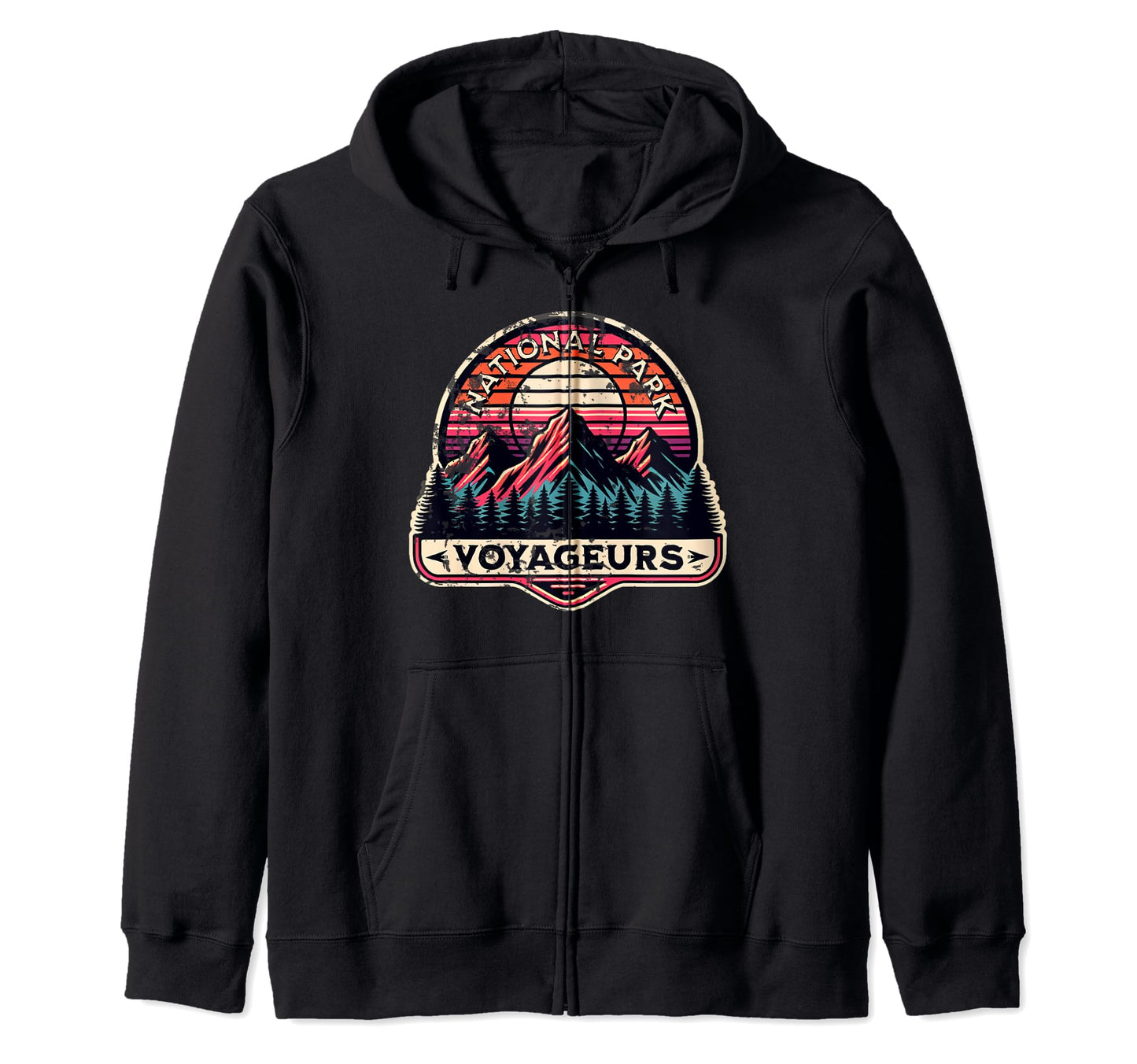 Voyageurs National Park Minnesota Usa Hoodie - Minimalist Print for Adults - T-Shirt, Sweatshirt, Hoodie
