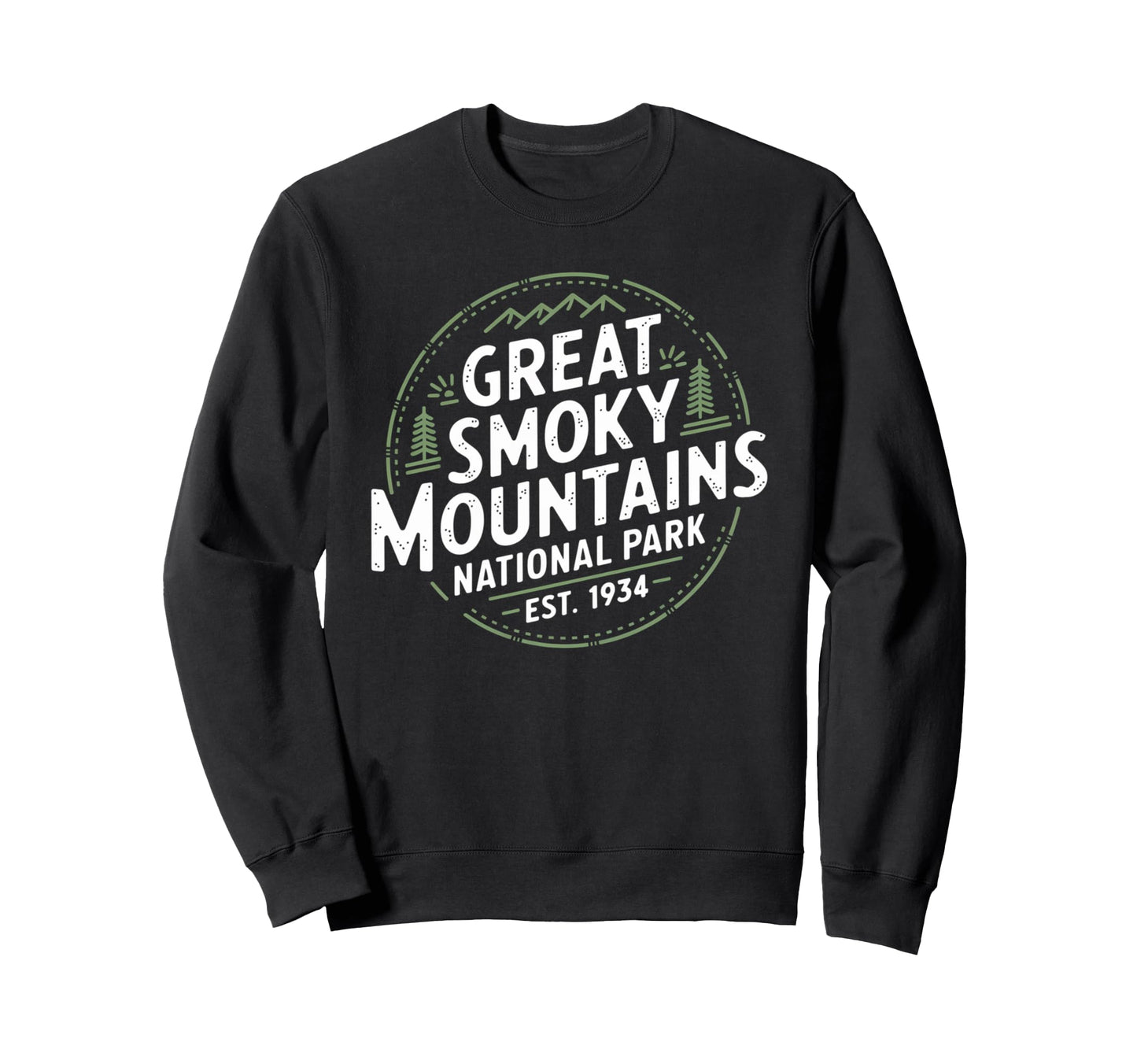 Great Smoky Mountains National Park Sweatshirt - Trendy Graphic for Adults - T-Shirt, Sweatshirt, Hoodie