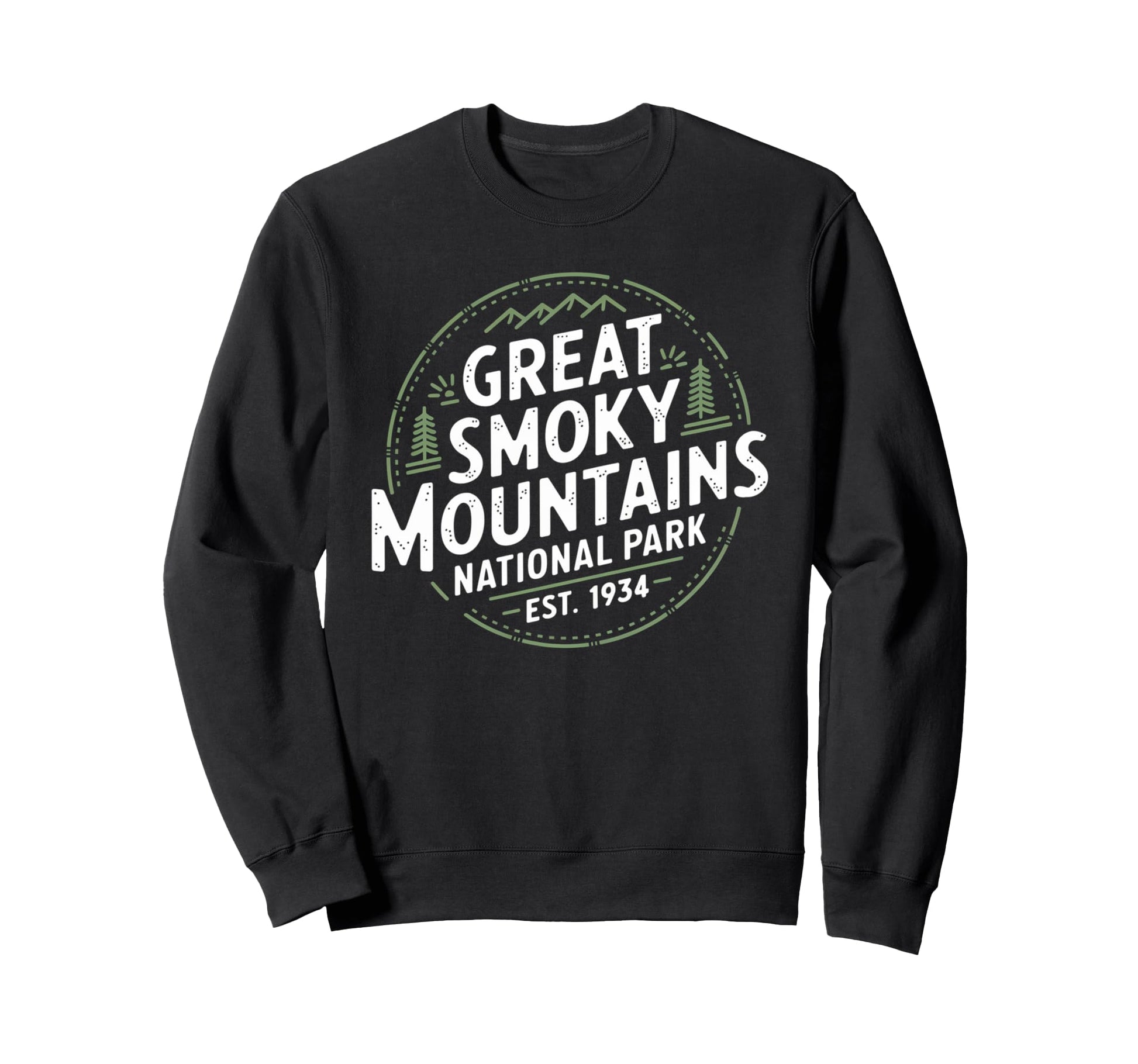 Great Smoky Mountains National Park Sweatshirt - Trendy Graphic for Adults - T-Shirt, Sweatshirt, Hoodie