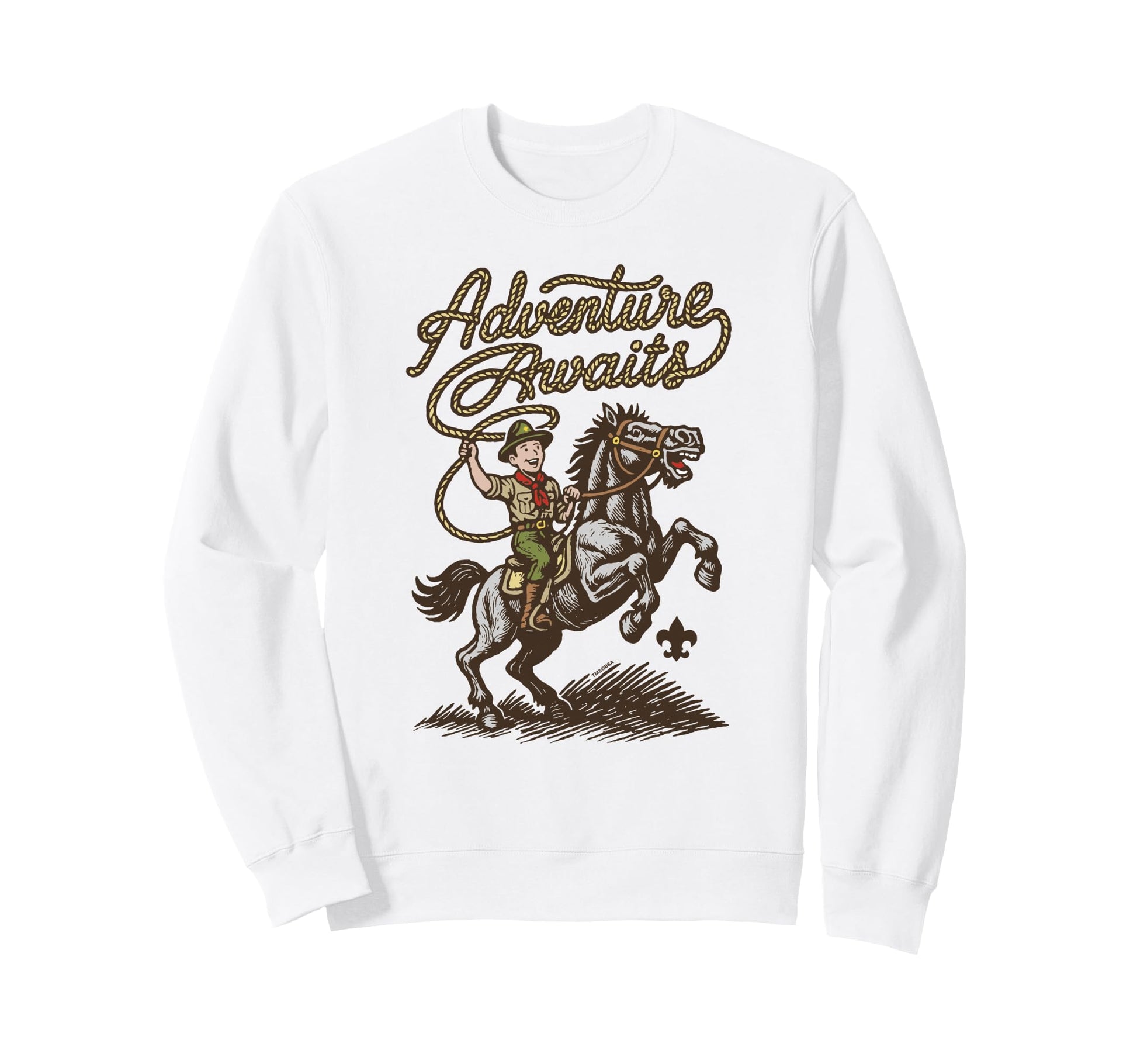 Adventure Awaits Scouting America Sweatshirt - Streetwear Style for Adults - T-Shirt, Sweatshirt, Hoodie