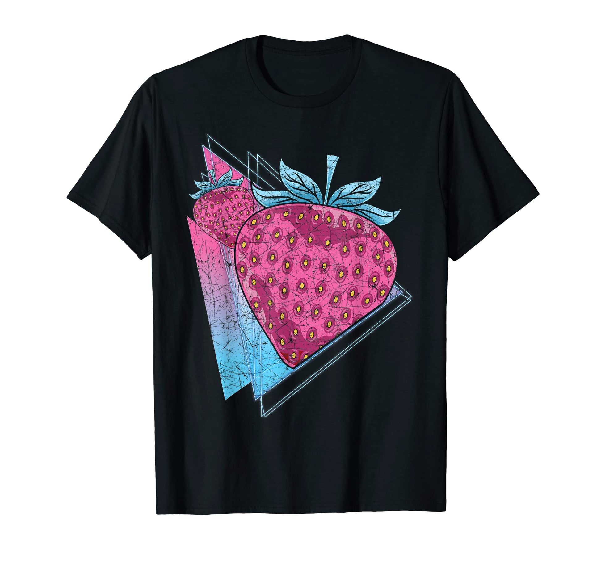 90S Synthwave Aesthetics Red Berry T-Shirt - Minimalist Print for Adults - T-Shirt, Sweatshirt, Hoodie