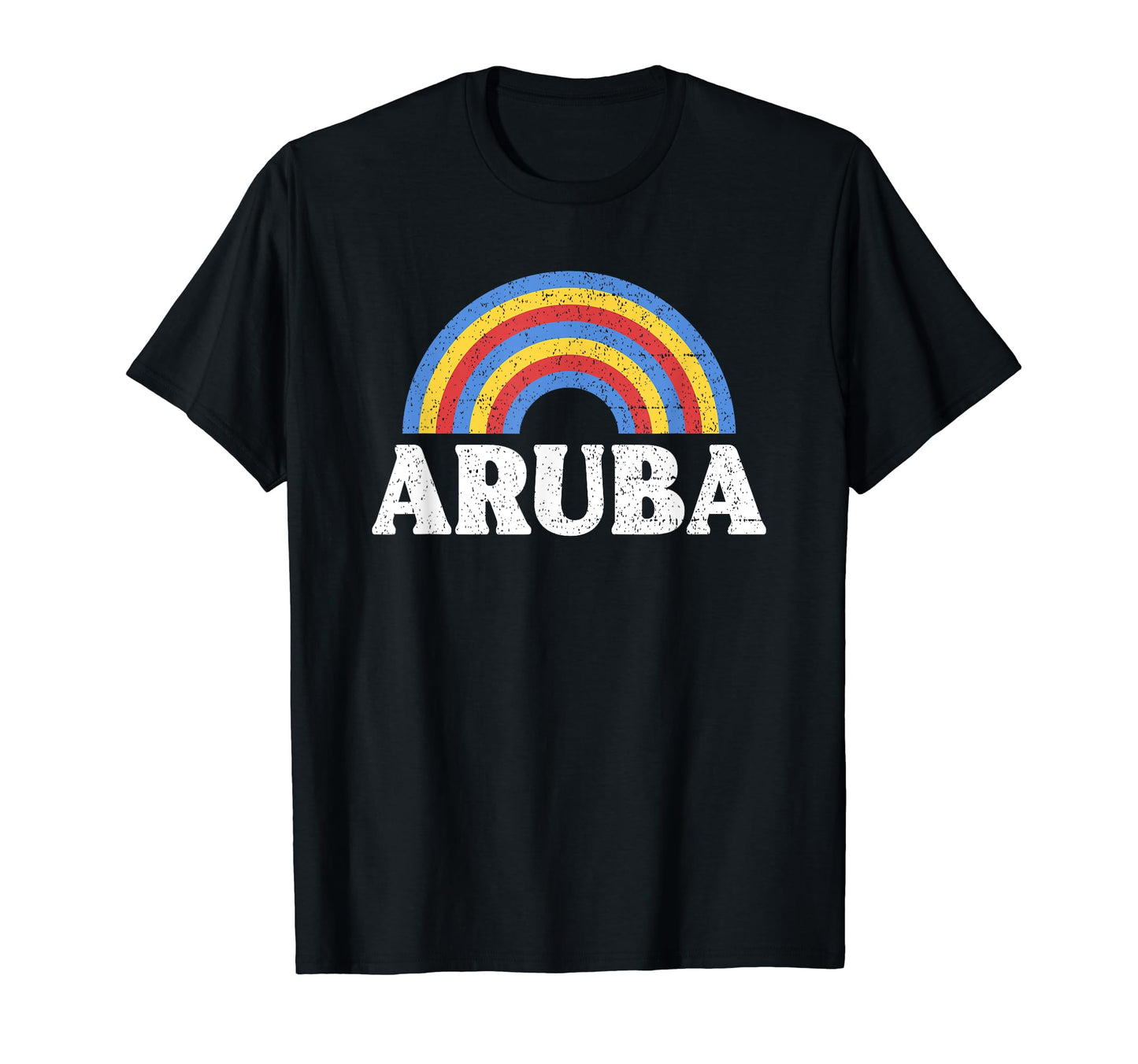 Aruba Flag Rainbow Aruban Pride T-Shirt - Trendy Graphic Unisex - T-Shirt, Sweatshirt, Hoodie