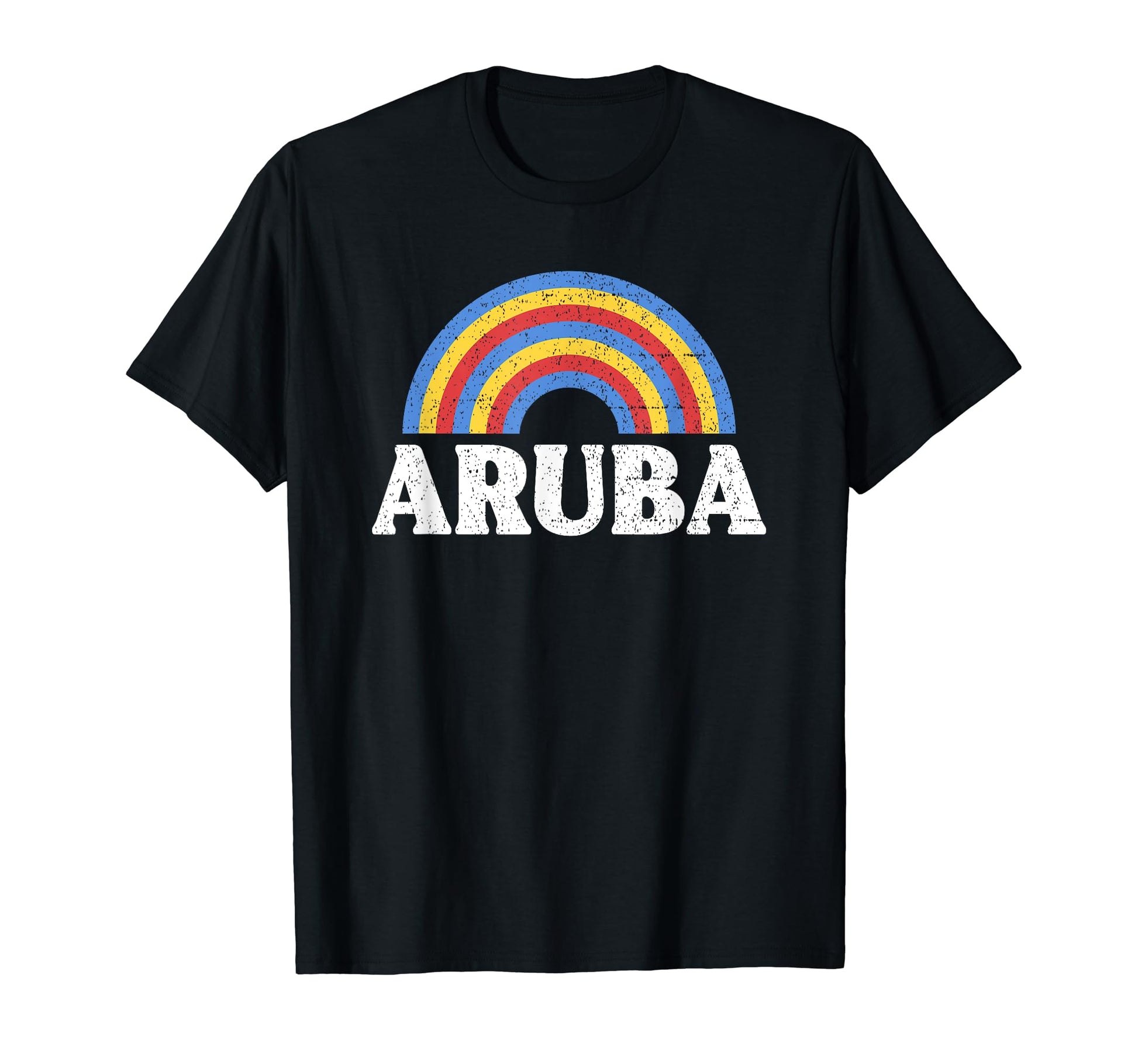 Aruba Flag Rainbow Aruban Pride T-Shirt - Trendy Graphic Unisex - T-Shirt, Sweatshirt, Hoodie