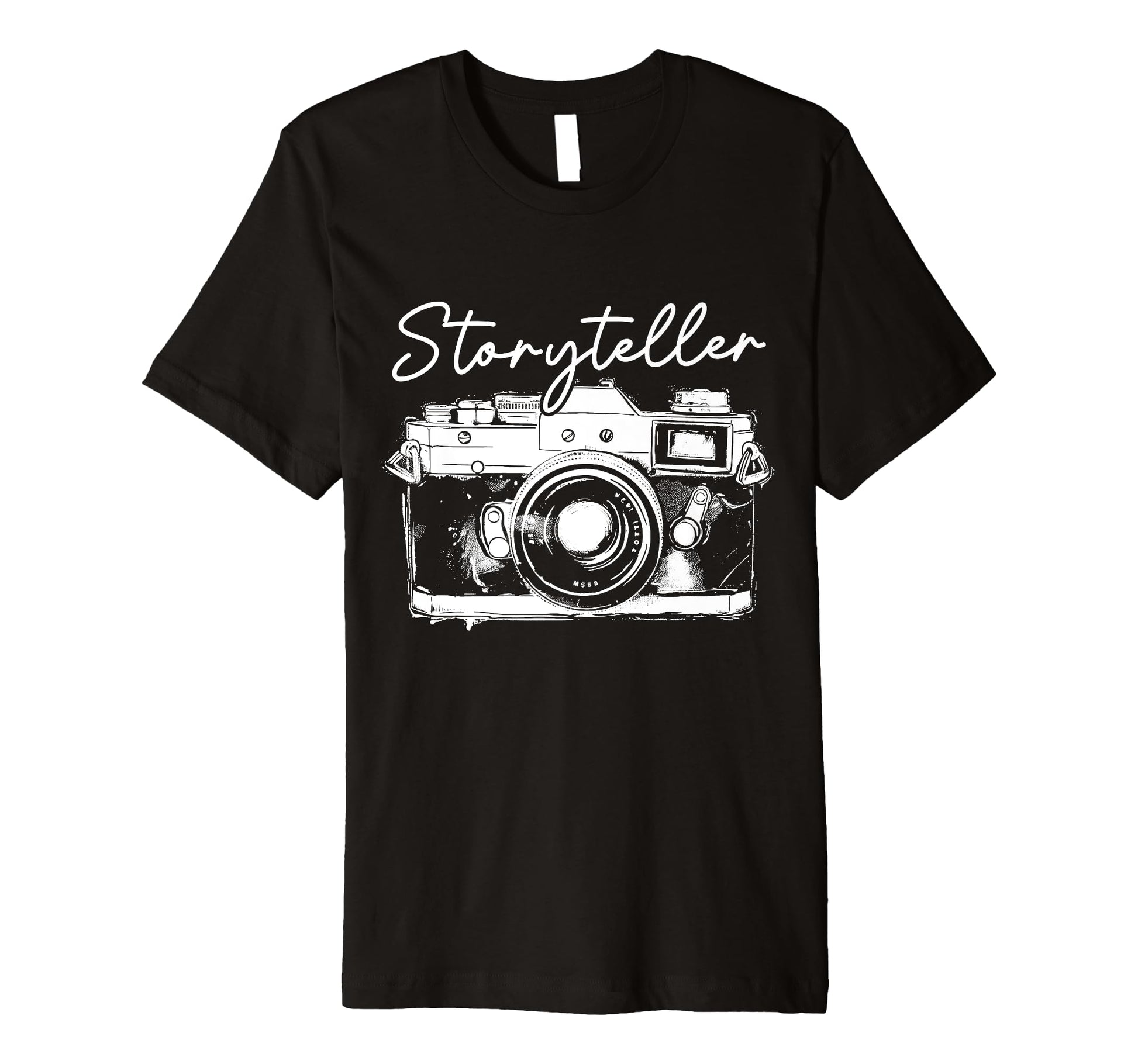 Photographer Storyteller Camera T-Shirt - Trendy Graphic Men Women - T-Shirt, Sweatshirt, Hoodie