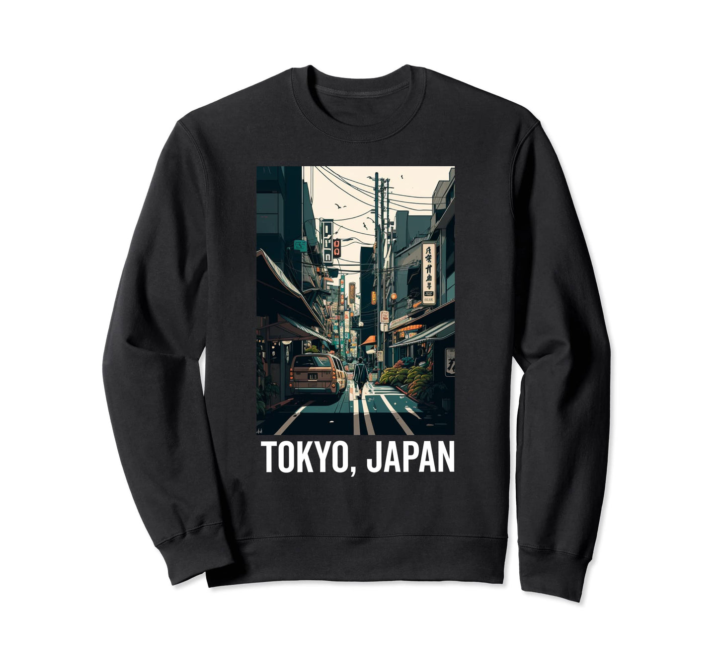 Japanese Aesthetic Tokyo Vaporwave Sweatshirt - Streetwear Style Unisex - T-Shirt, Sweatshirt, Hoodie