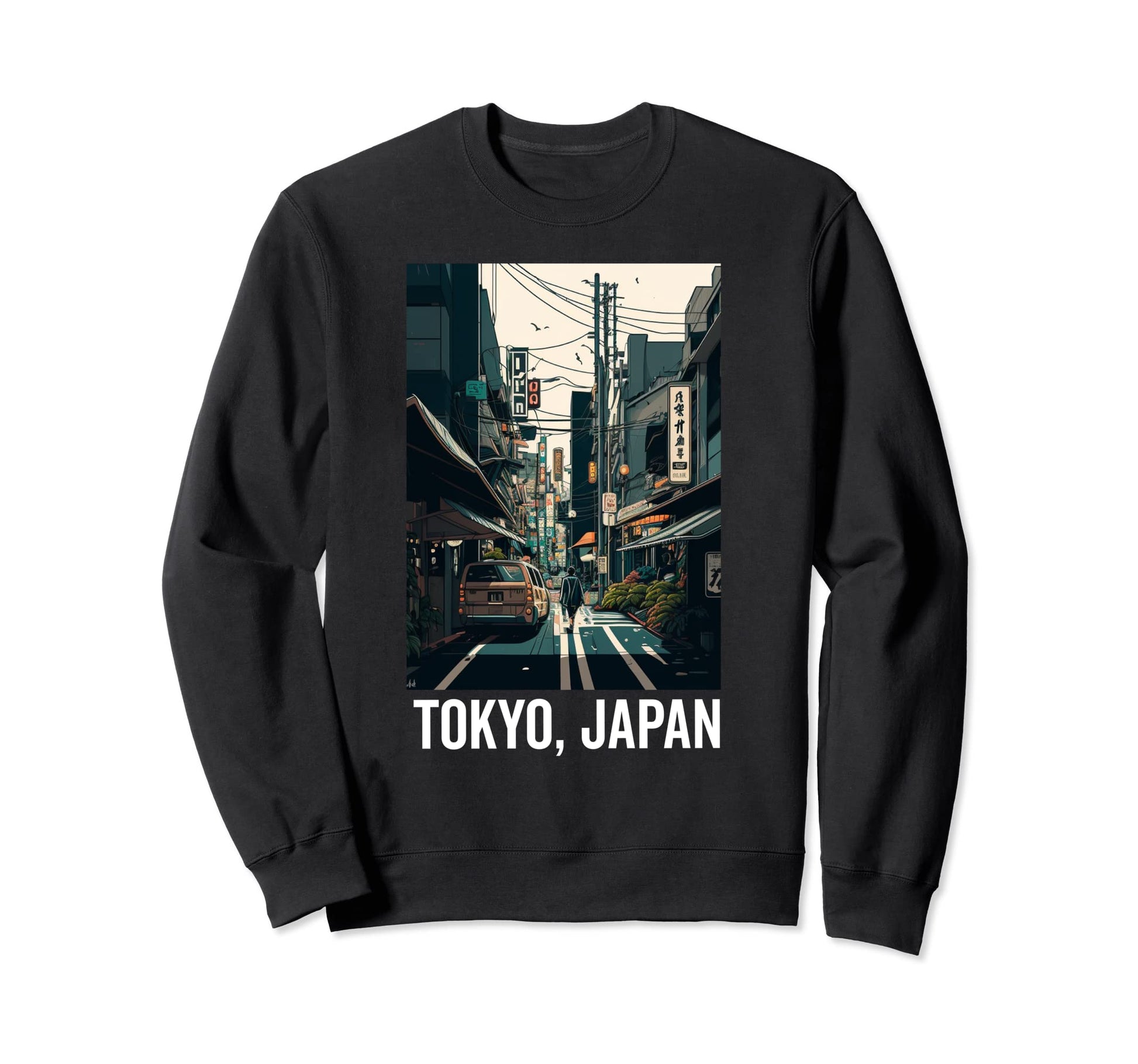 Japanese Aesthetic Tokyo Vaporwave Sweatshirt - Streetwear Style Unisex - T-Shirt, Sweatshirt, Hoodie