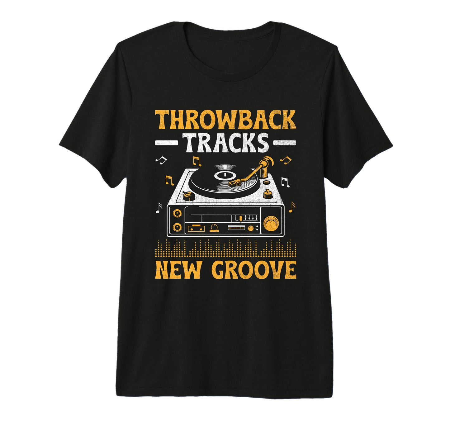 Funny Old School Dj Equipment Table T-Shirt - Fun Novelty Design Unisex - T-Shirt, Sweatshirt, Hoodie