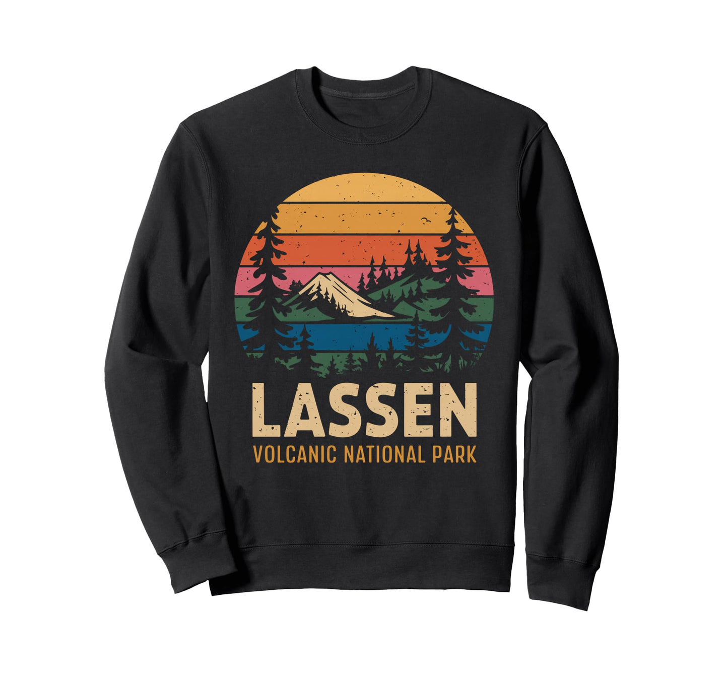 Lassen Volcanic National Park Sweatshirt - Unique Graphic for Adults - T-Shirt, Sweatshirt, Hoodie