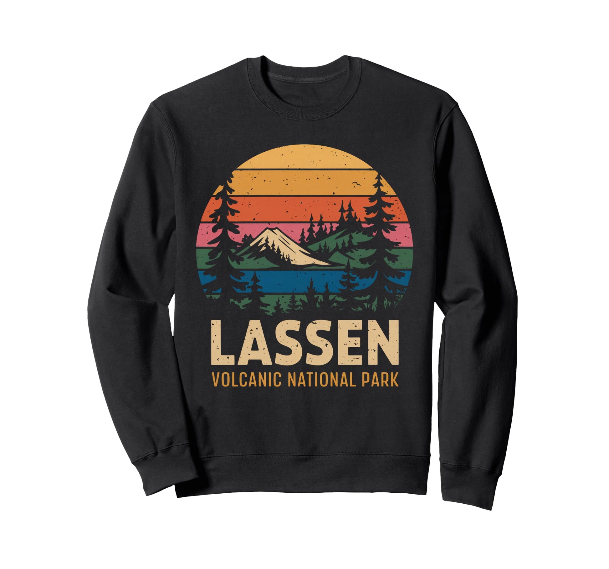 Lassen Volcanic National Park Sweatshirt - Unique Graphic for Adults - T-Shirt, Sweatshirt, Hoodie