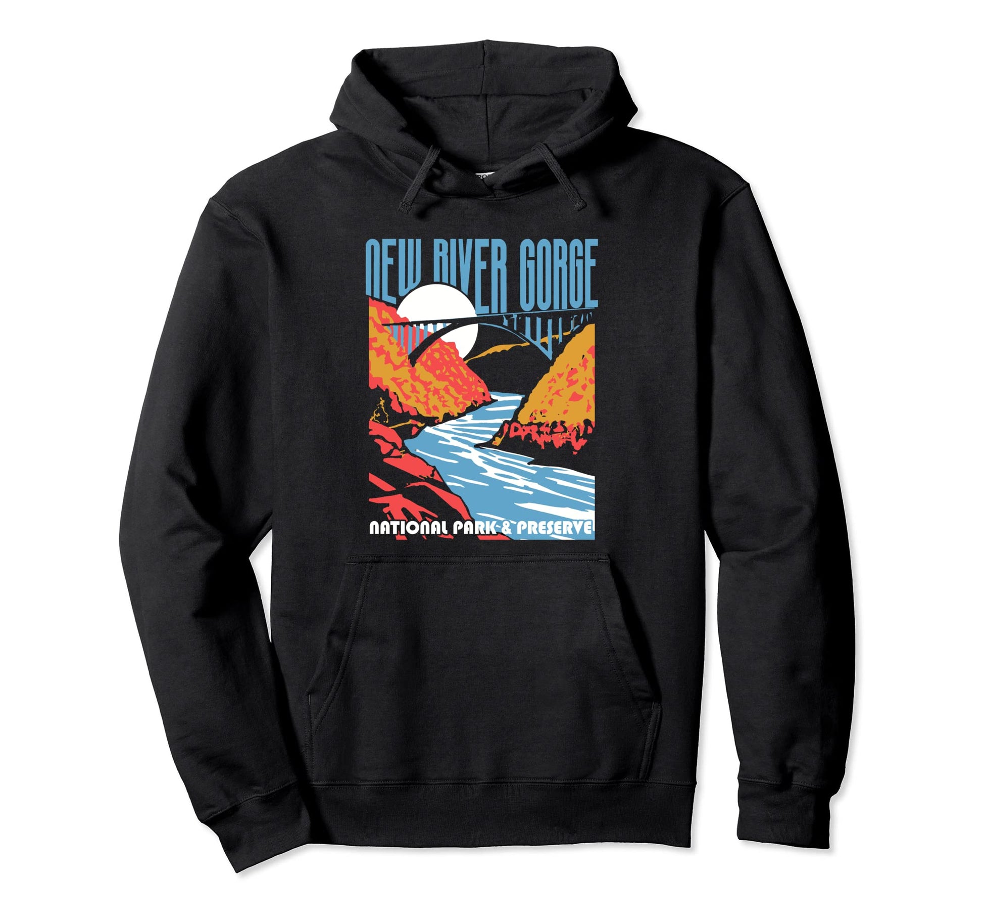 New River Gorge National Park West Hoodie - Casual Everyday Wear Unisex - T-Shirt, Sweatshirt, Hoodie