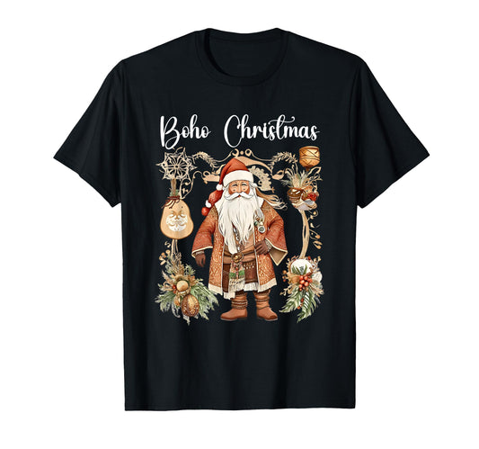 Boho Holiday Decor T-Shirt - Unique Graphic for Adults - T-Shirt, Sweatshirt, Hoodie