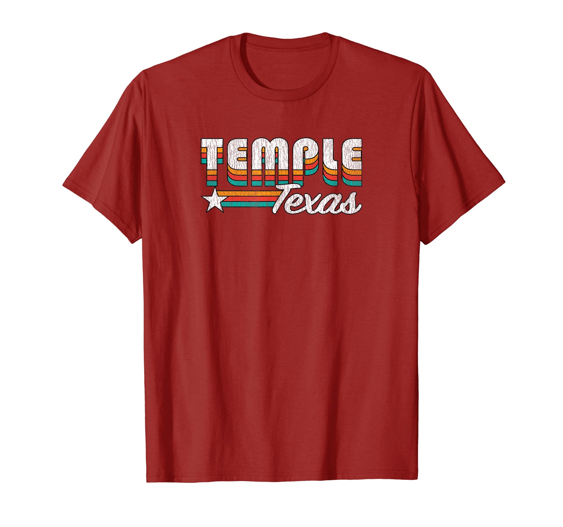 Temple Tx Temple Texas Rainbow T-Shirt - Unique Graphic Unisex - T-Shirt, Sweatshirt, Hoodie