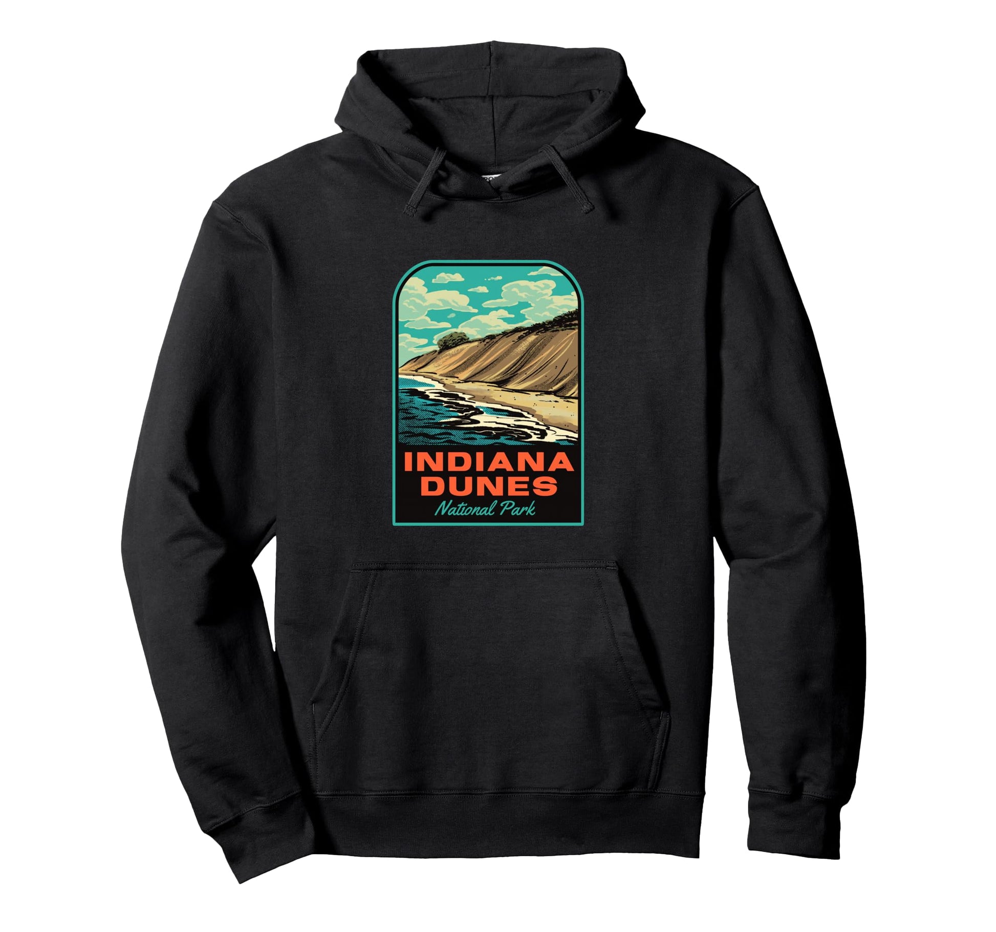 Indiana Dunes National Park Hoodie - Aesthetic Graphic Men Women - T-Shirt, Sweatshirt, Hoodie