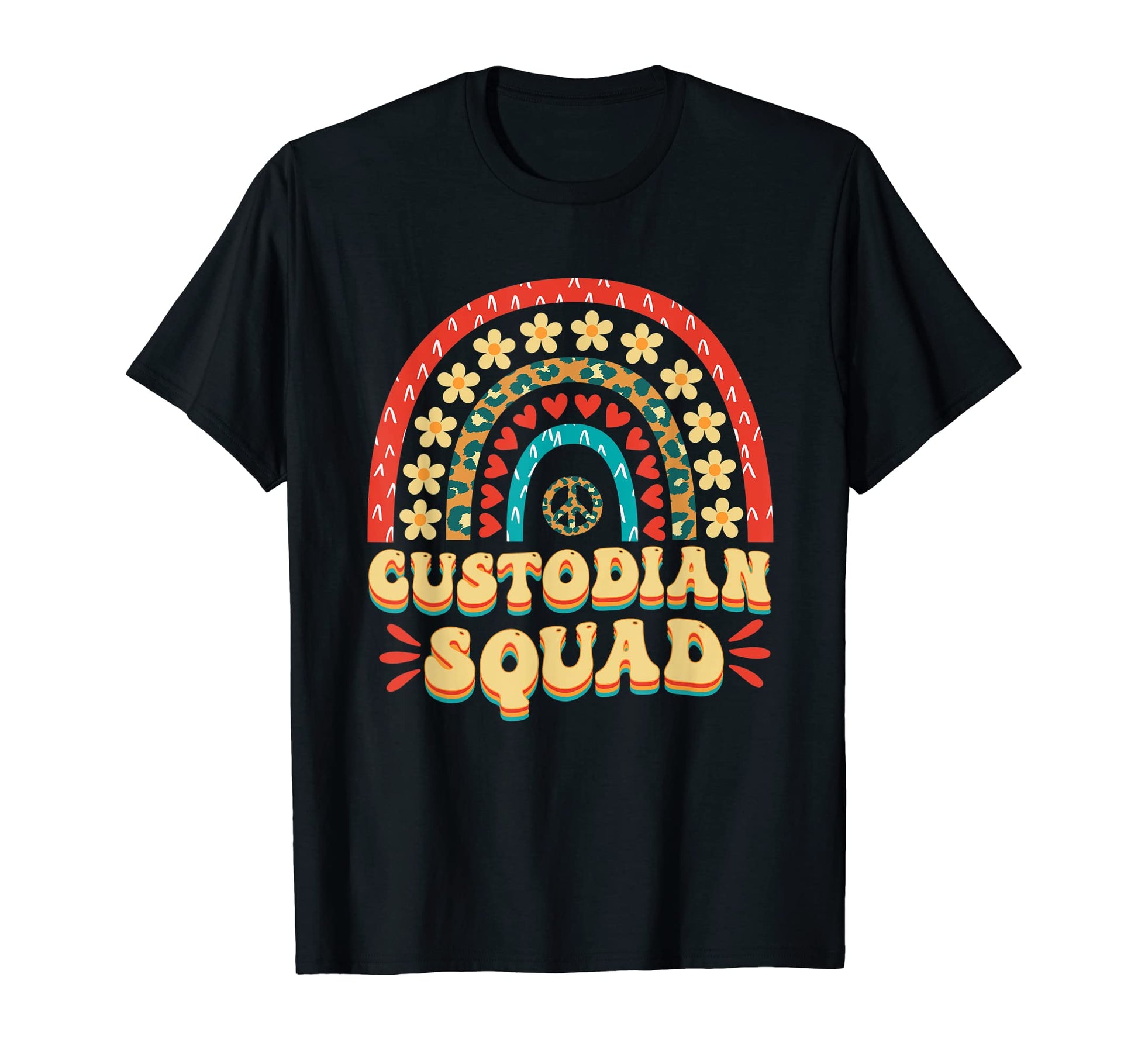 Groovy School Custodian Appreciation T-Shirt - Streetwear Style Men Women - T-Shirt, Sweatshirt, Hoodie